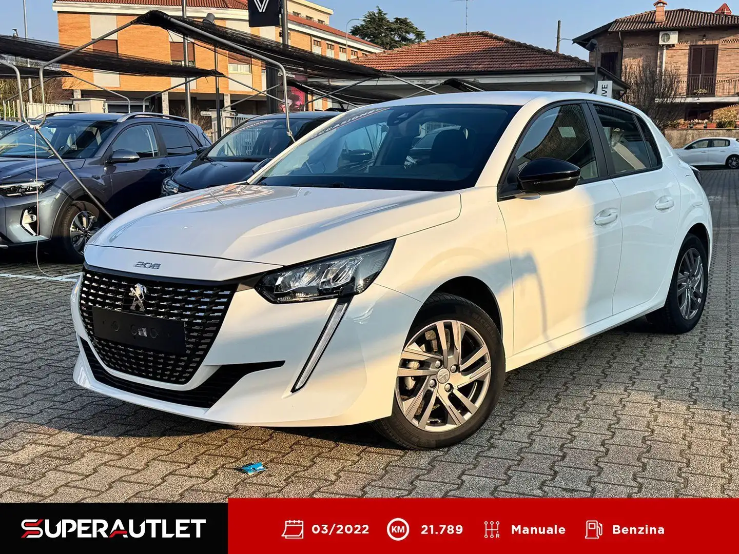 Peugeot 208 5 Porte 1.2 PureTech 75cv Active Pack S&S Bianco - 1