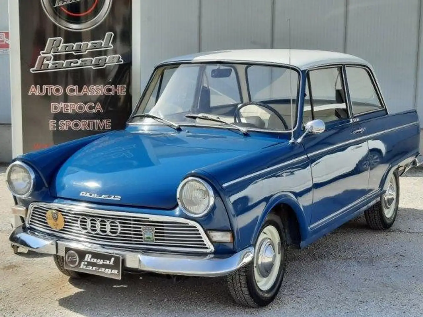 Oldtimer DKW f12 coupe' -asi targa oro Blu/Azzurro - 1