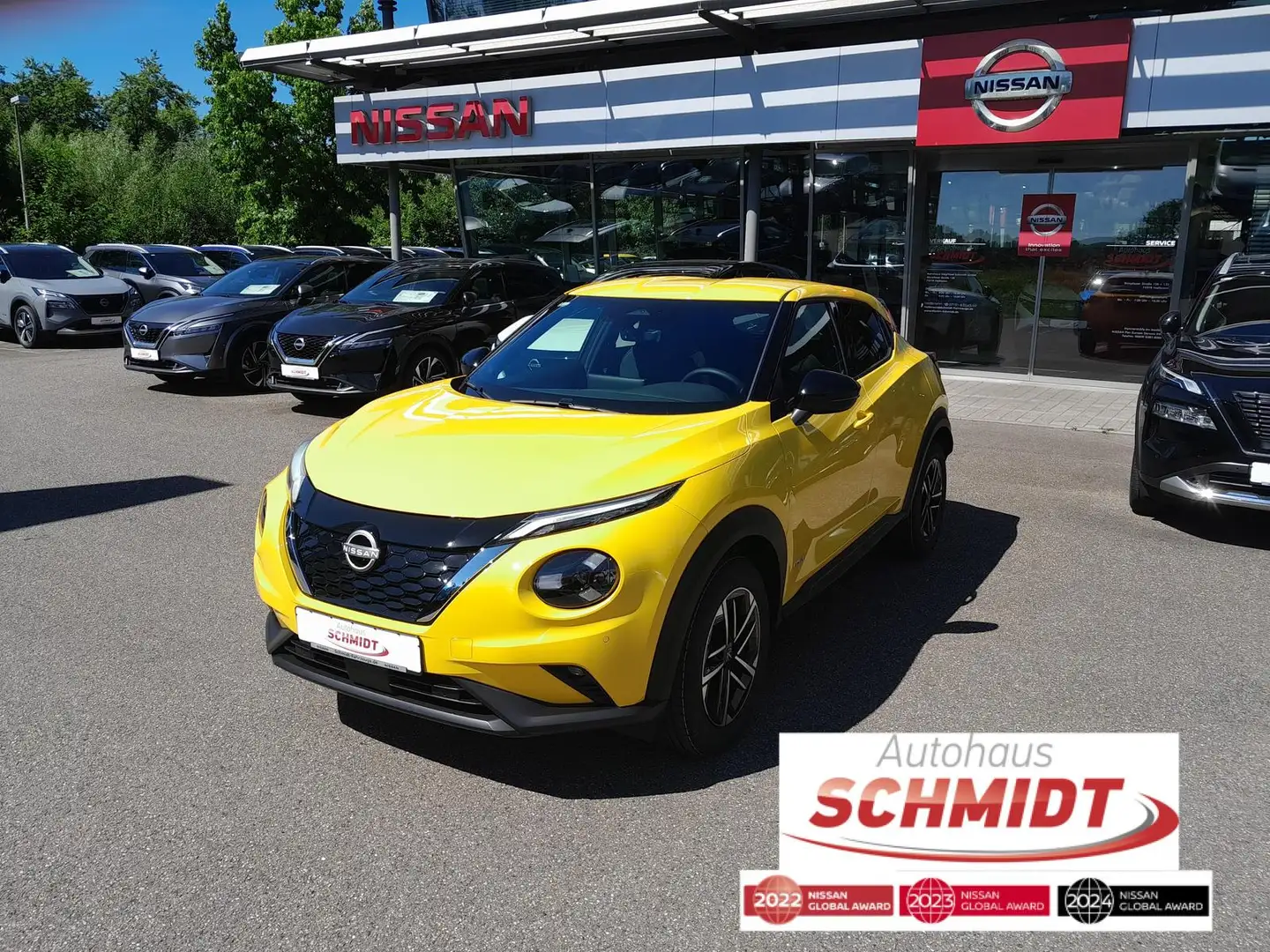 Nissan Juke 1.6 Hybrid N-Connecta Winter Gelb - 1