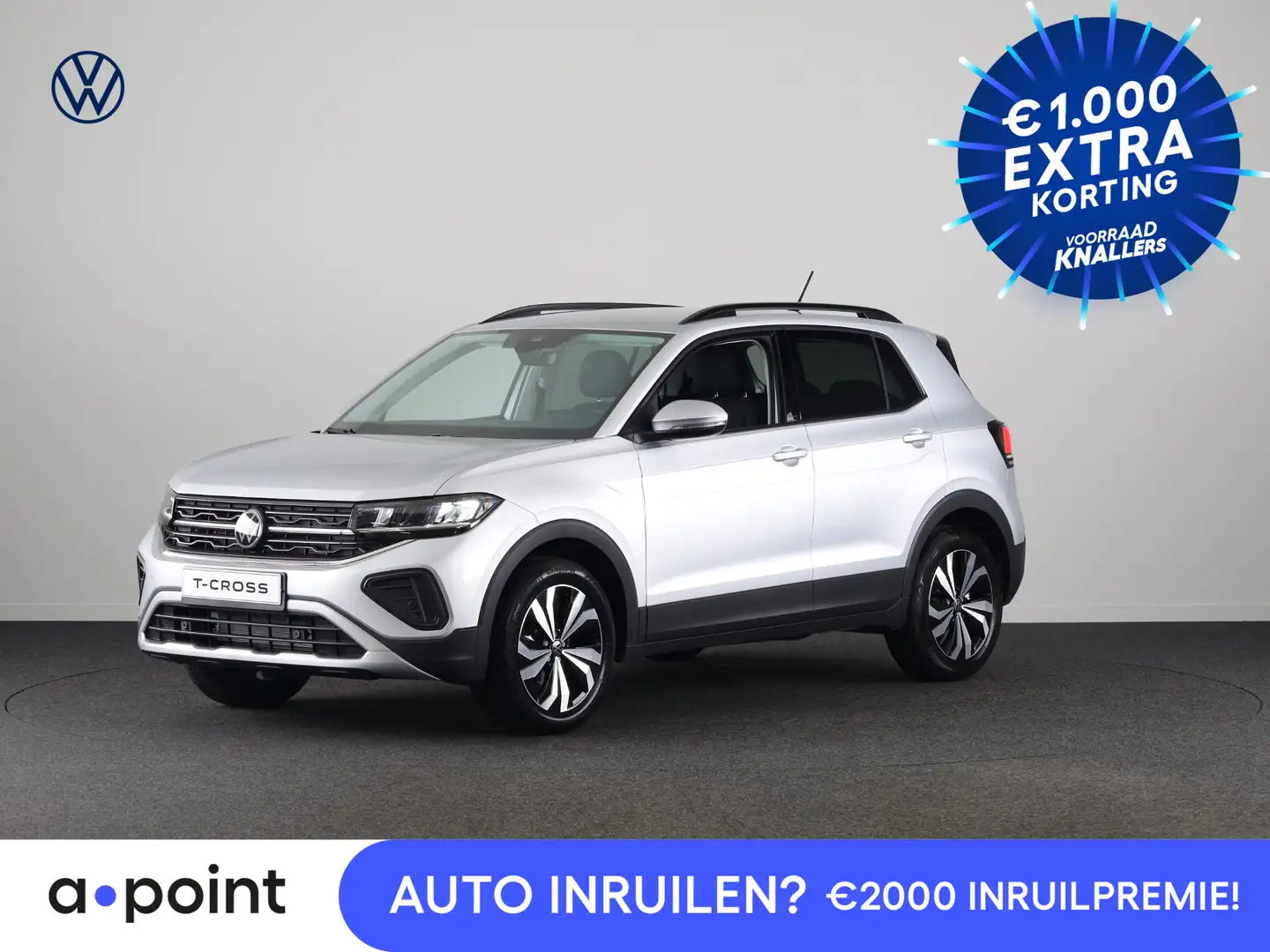 Volkswagen T-Cross Life Edition 1.0 TSI 85 kW / 116 PK SUV 7 versn. D Zilver - 1