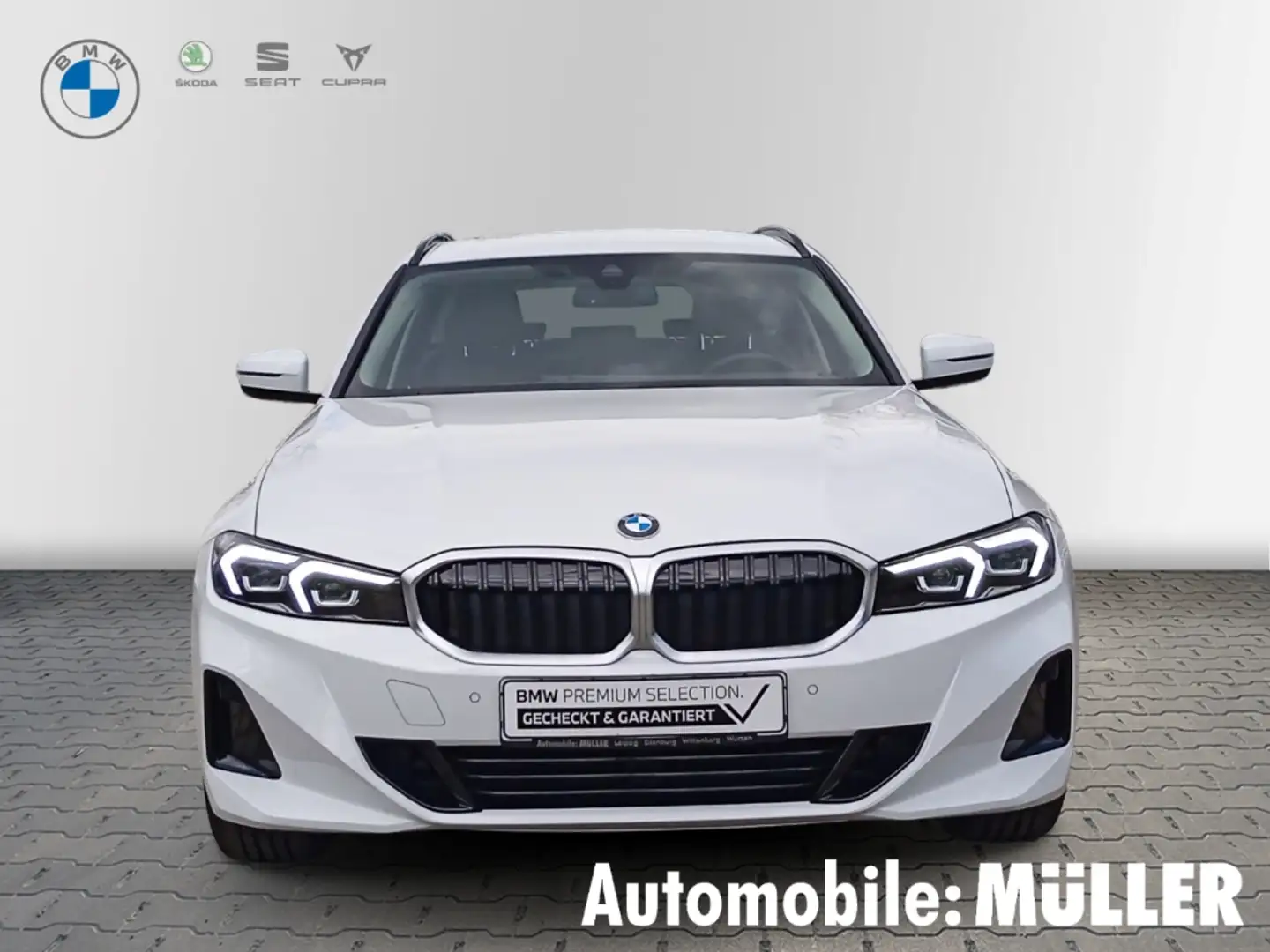 BMW 318 d Touring*AHK*Sitzheizung*LED*DAB*Tempomat*PDC* Weiß - 2