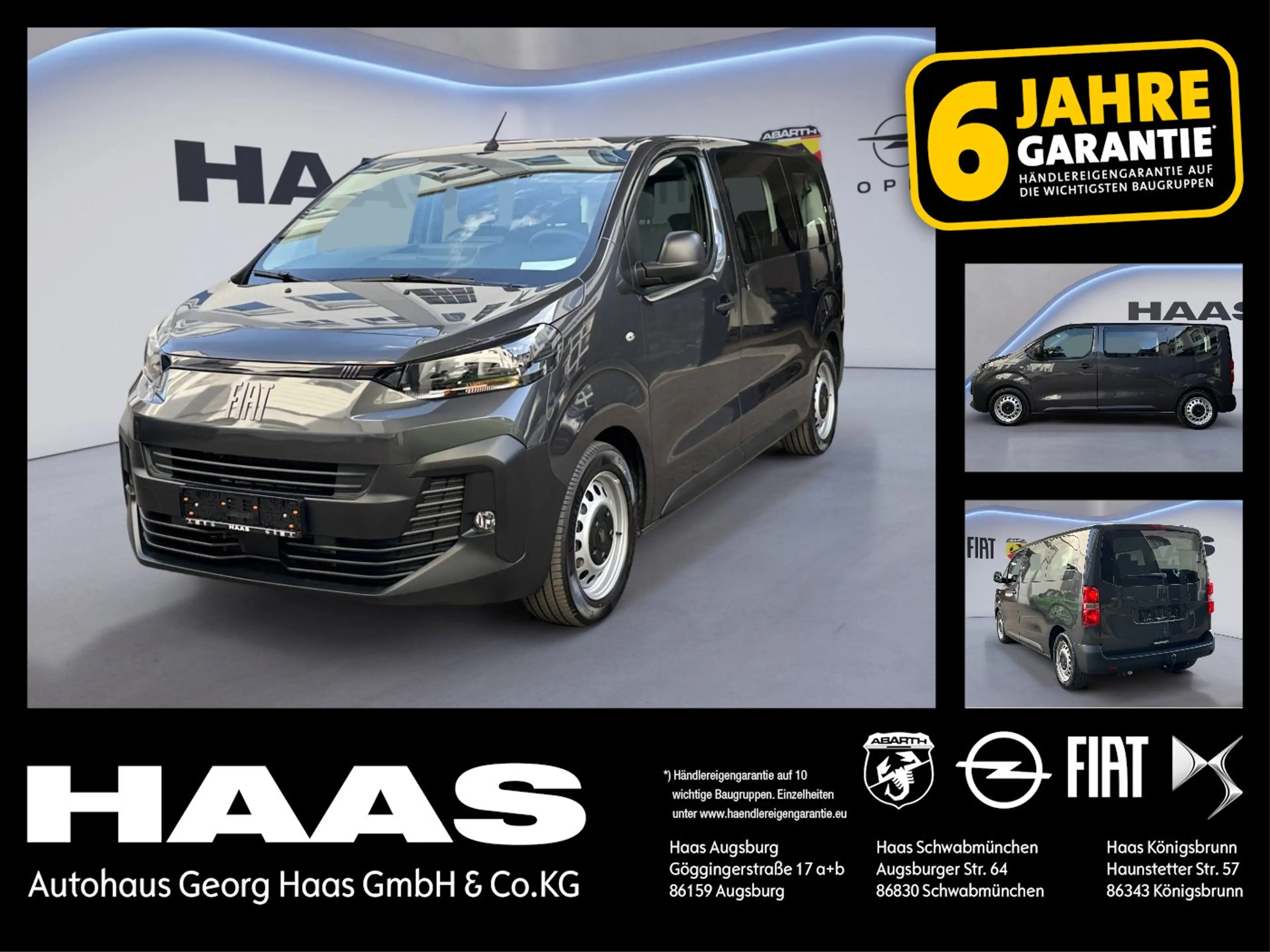 Fiat Scudo 2.0 180 PS Diesel AT8 Sofort verfügbar