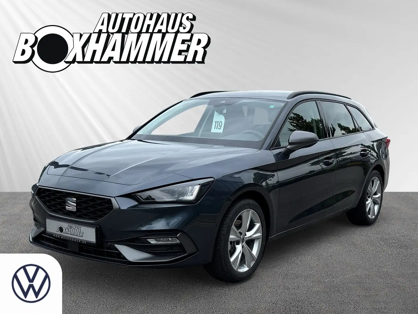 SEAT Leon Sportstourer 1.5 eTSI DSG FR RÜCK.KAM+ACC+MIRROR. Gris - 1