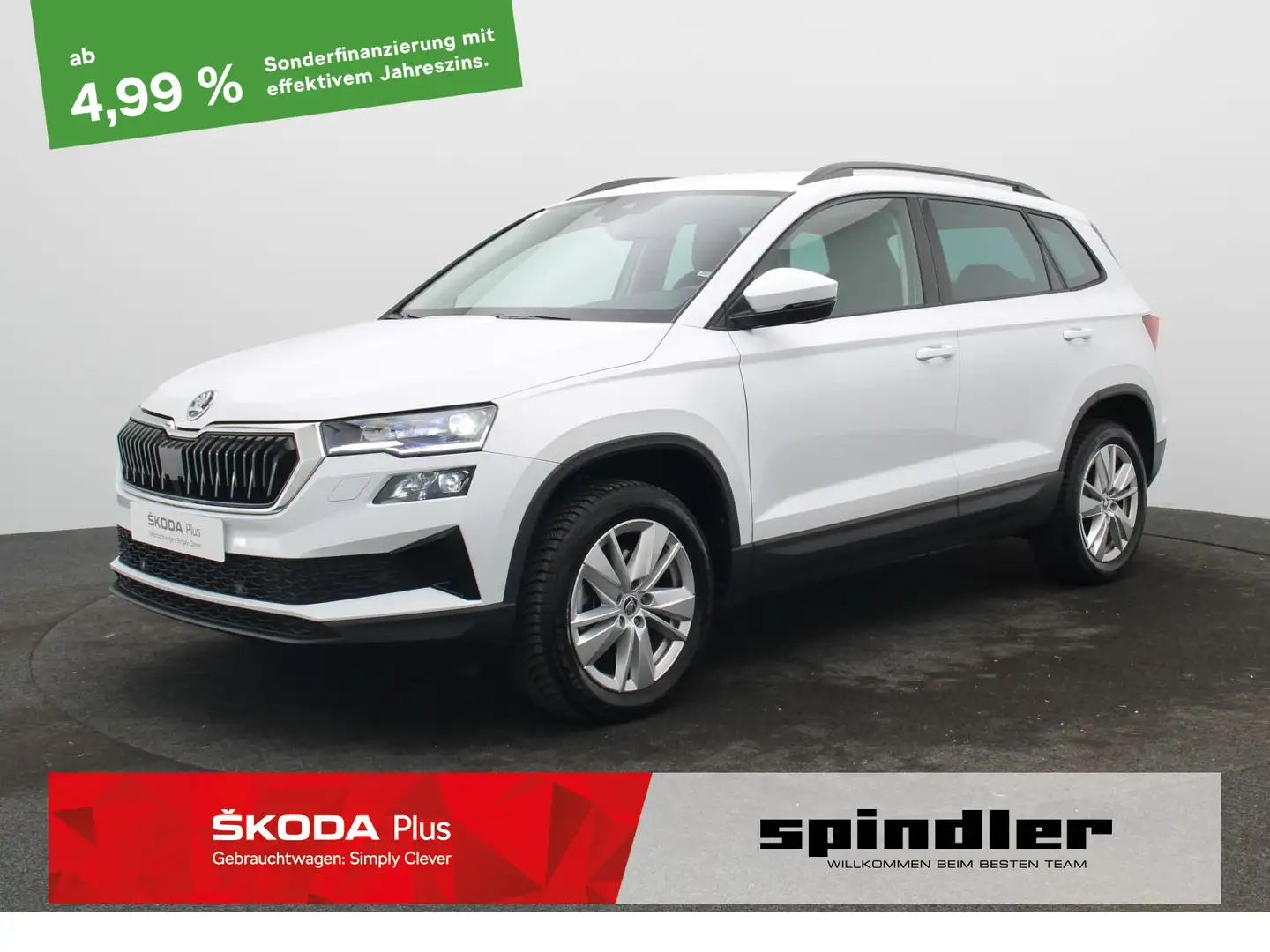 Skoda Karoq Selection 1.5 TSI DSG / Matrix, ACC, RFK, Weiß - 1