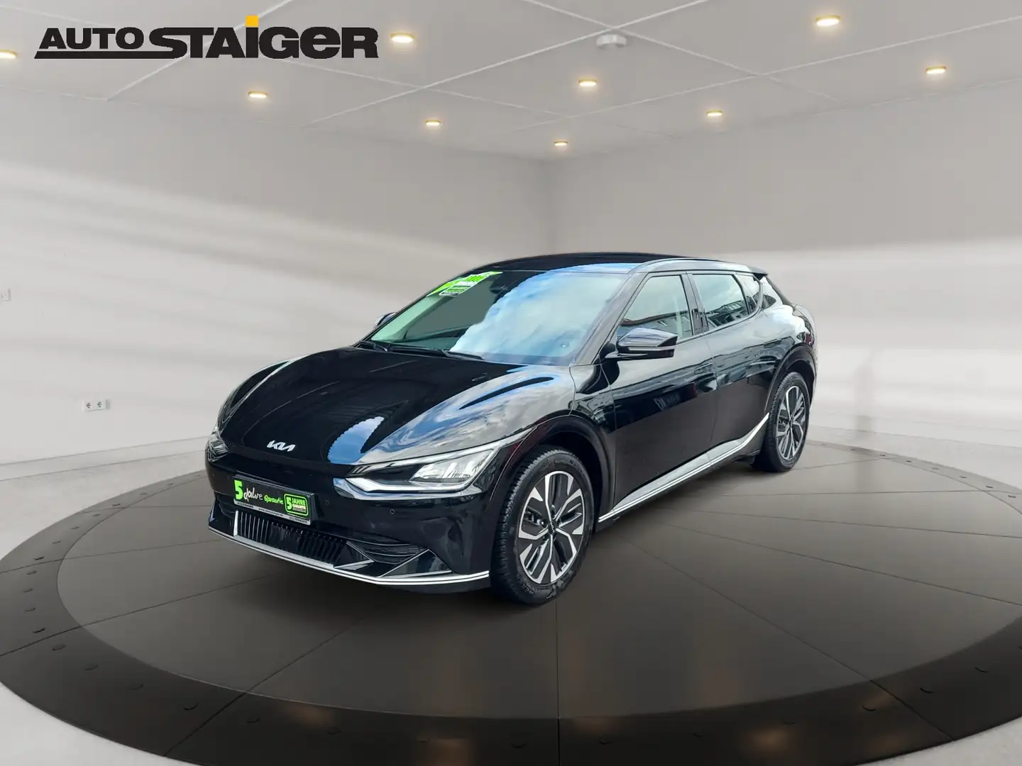 Kia EV6 Elektro 77,4kWh Batterie*Soundpaket*Wärmepum Fekete - 2
