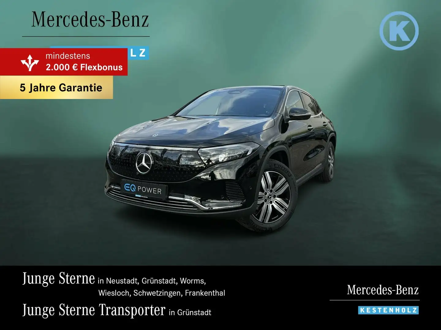 Mercedes-Benz EQA 350 EQA 350 4M PROGRESSIVE+DISTRO+360°+KEYLESS+EASYP Noir - 1