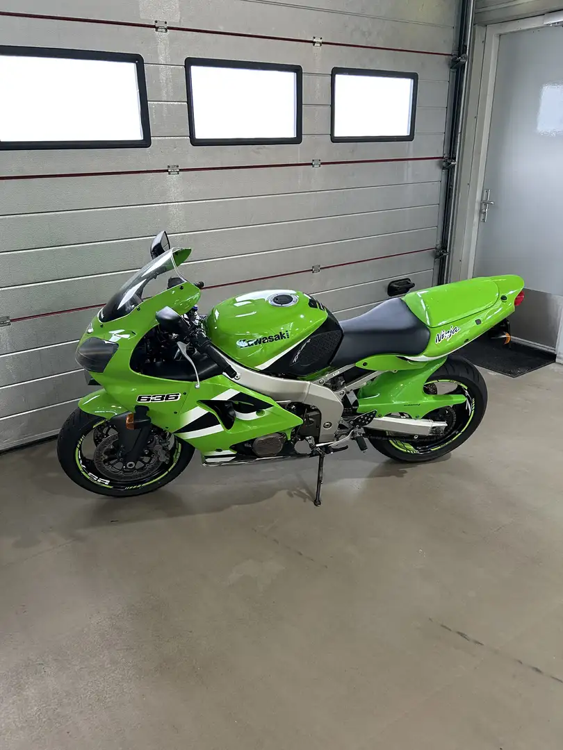Kawasaki ZX 600 636 A2 kenteken Vert - 1