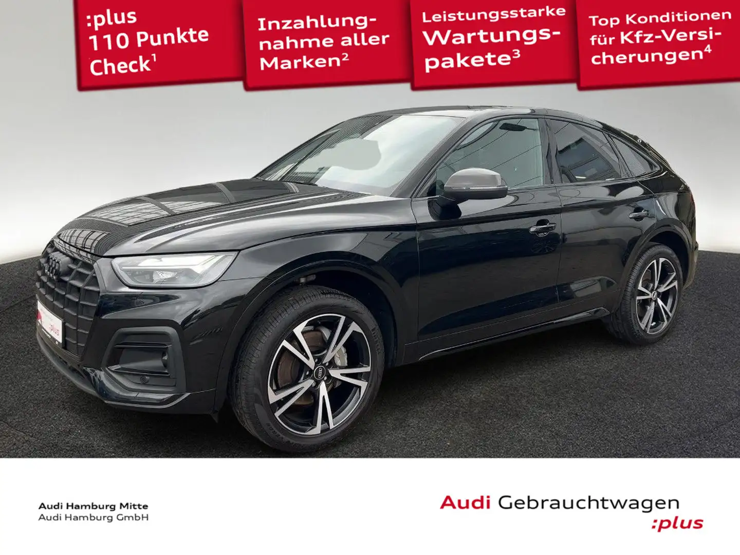 Audi Q5 40 TDI advanced quattro S tronic Ka Schwarz - 1