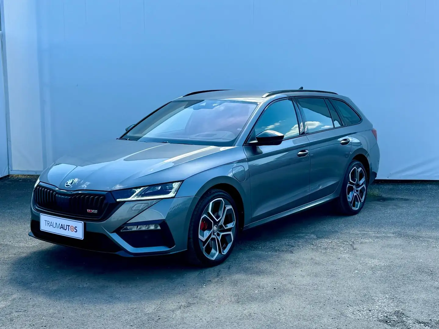 Skoda Octavia Combi RS iV 245PS STHZ*DCC*HEAD UP*AHK Blau - 1