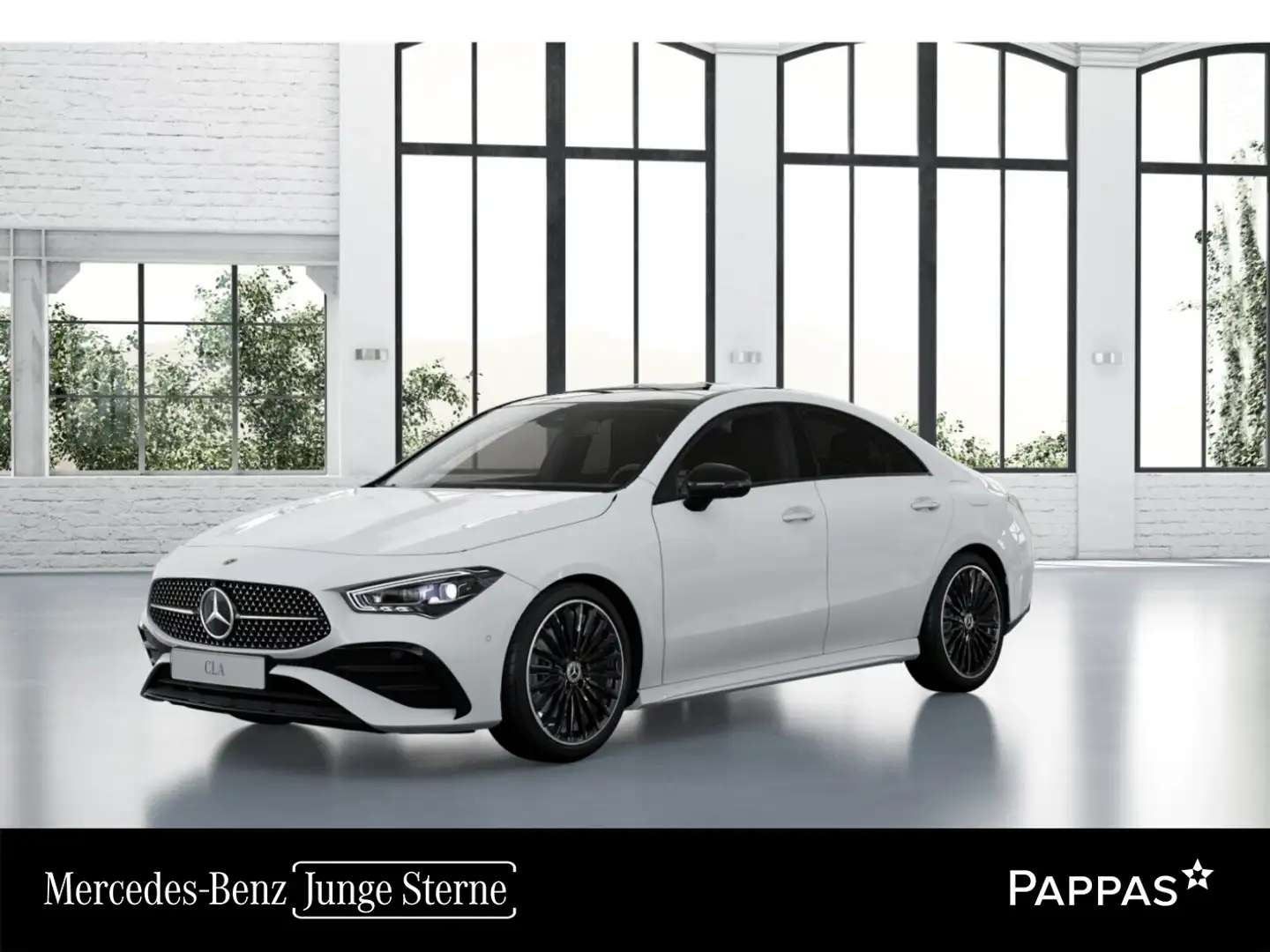 Mercedes-Benz CLA 220 d Coupé Pano Wide LED Navi HUD Cam Distr Bílá - 1