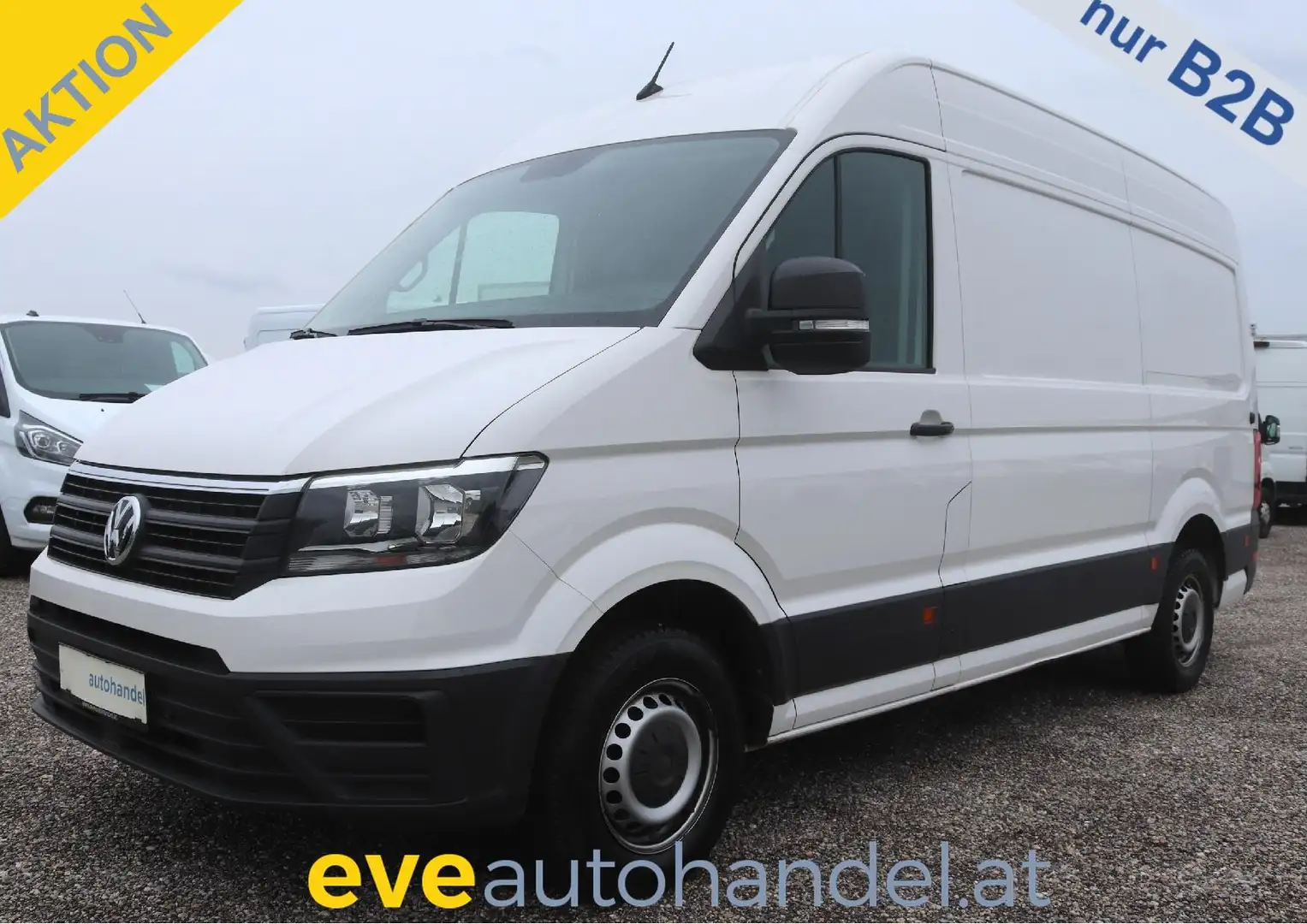 Volkswagen Crafter L3H3 Kasten 2,0 TDI TEL KLIMA TEMP Parksens. Weiß - 1
