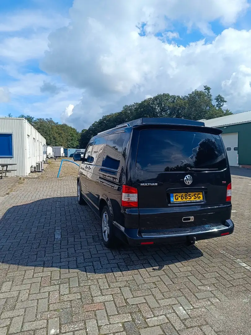 Volkswagen T5 Multivan 7 persoons camper met nieuwe Apk Чорний - 2