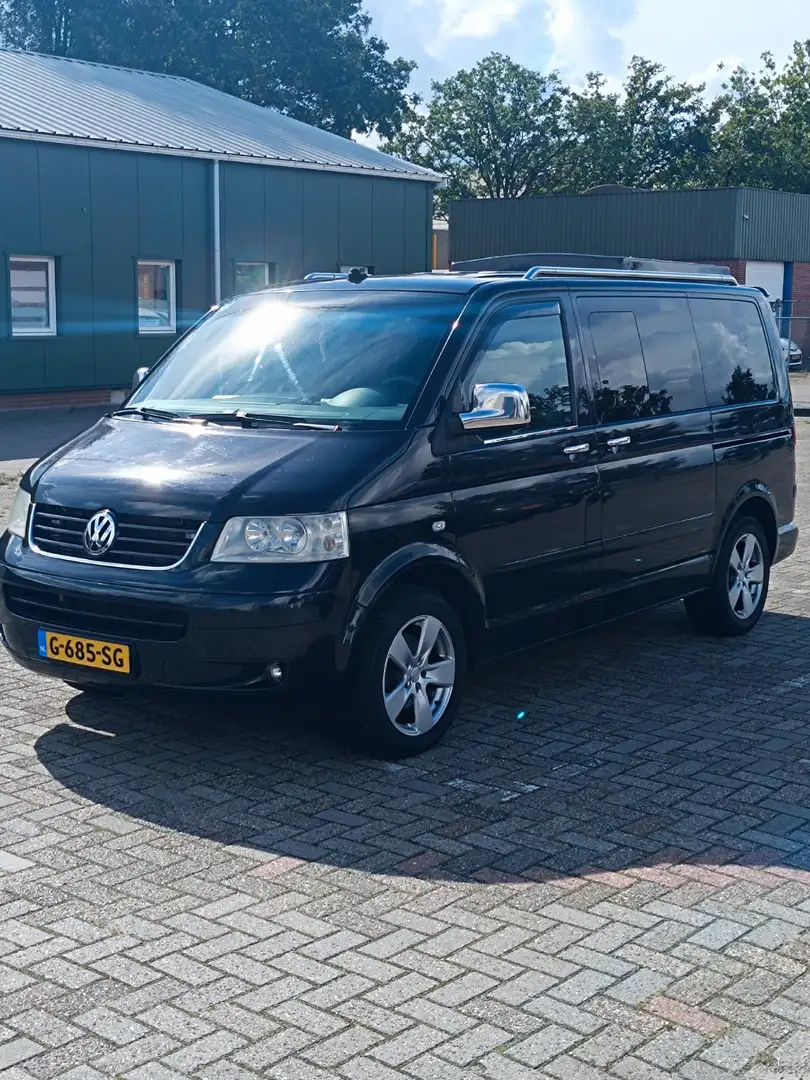 Volkswagen T5 Multivan 7 persoons camper met nieuwe Apk Чорний - 1