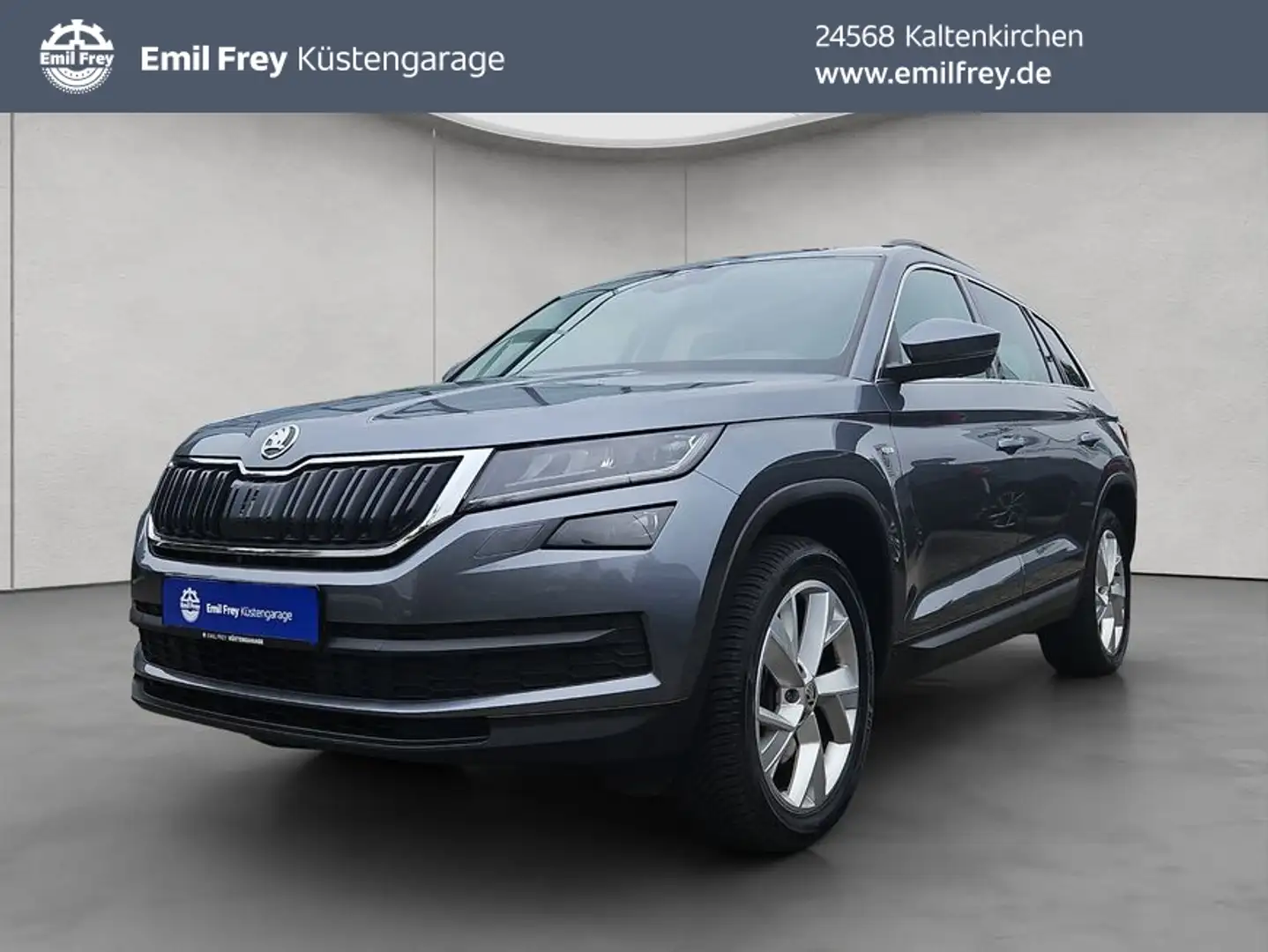 Skoda Kodiaq Soleil 4x4 AHK Rückf. Kamera Kessy LED Gris - 1