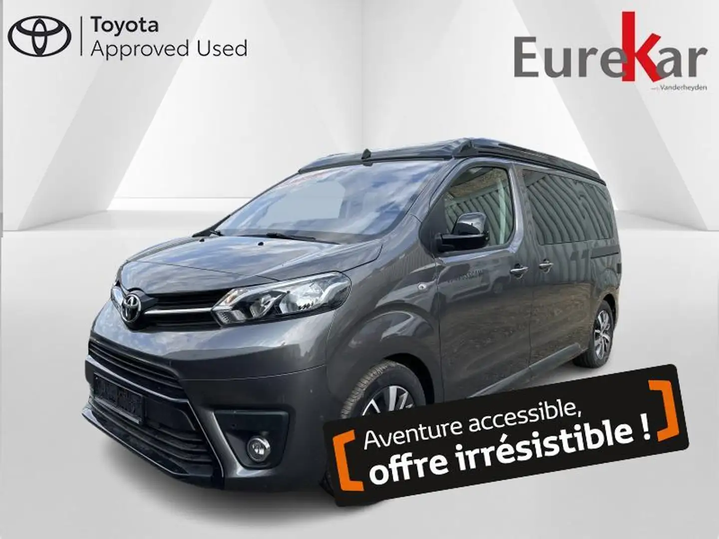 Toyota Proace CrossCamp 2.0 D 177cv BOITE AU Gris - 1