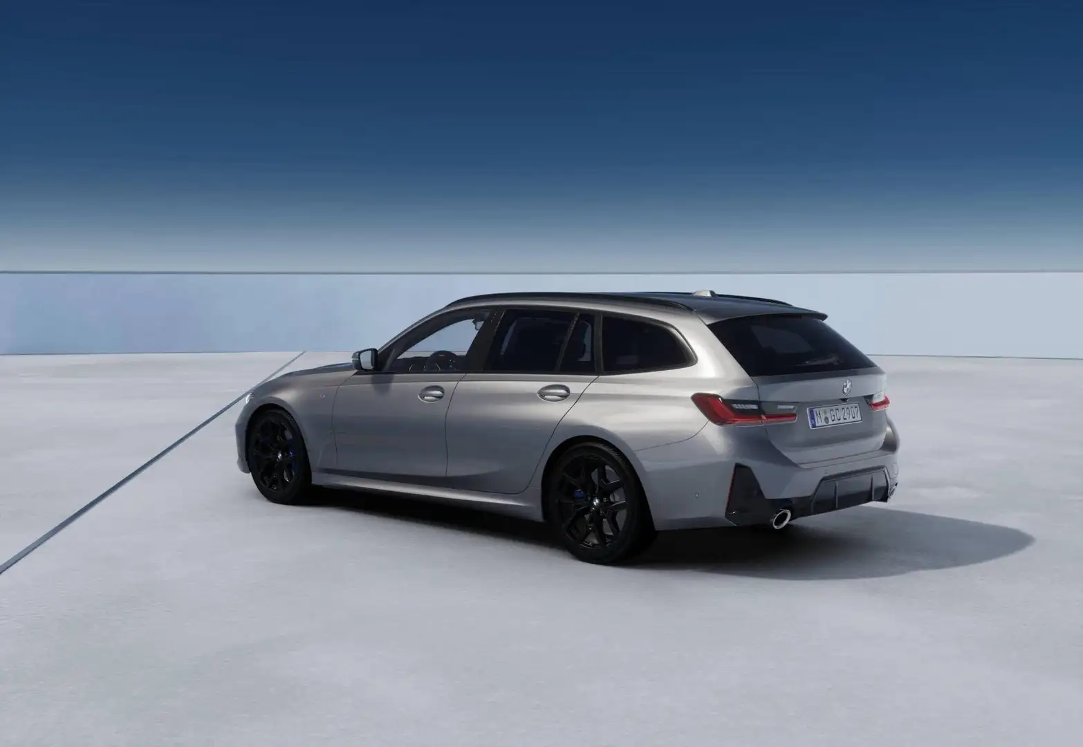 BMW 318 318d Touring 48V MSport Grigio - 2