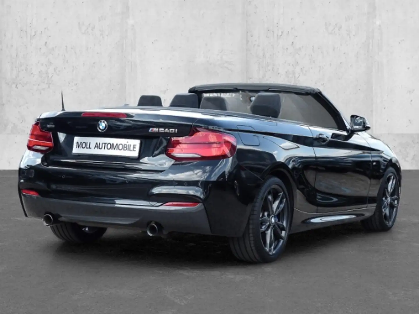BMW 240 xDrive Cabrio Sportpaket StandHZG Navi Soundsystem Noir - 2