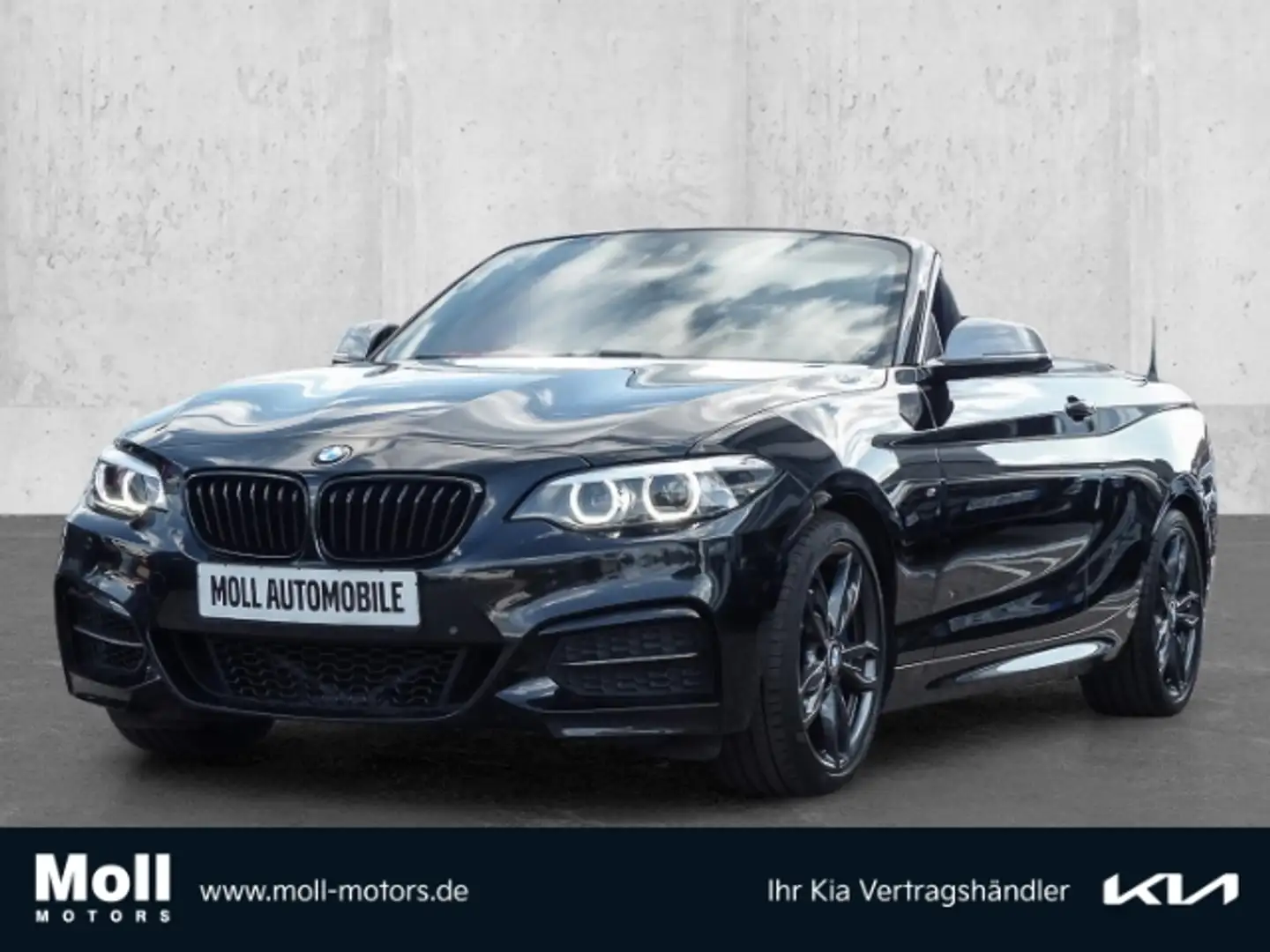 BMW 240 xDrive Cabrio Sportpaket StandHZG Navi Soundsystem Noir - 1