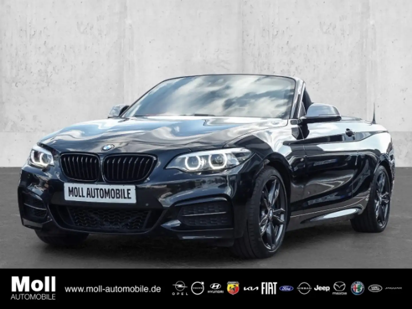 BMW 240 xDrive Cabrio Sportpaket StandHZG Navi Soundsystem Noir - 1