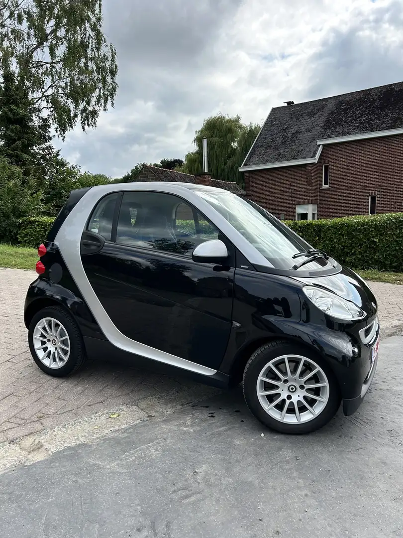 smart forTwo Coupe 1.0i Mhd Passion Softouch Noir - 2