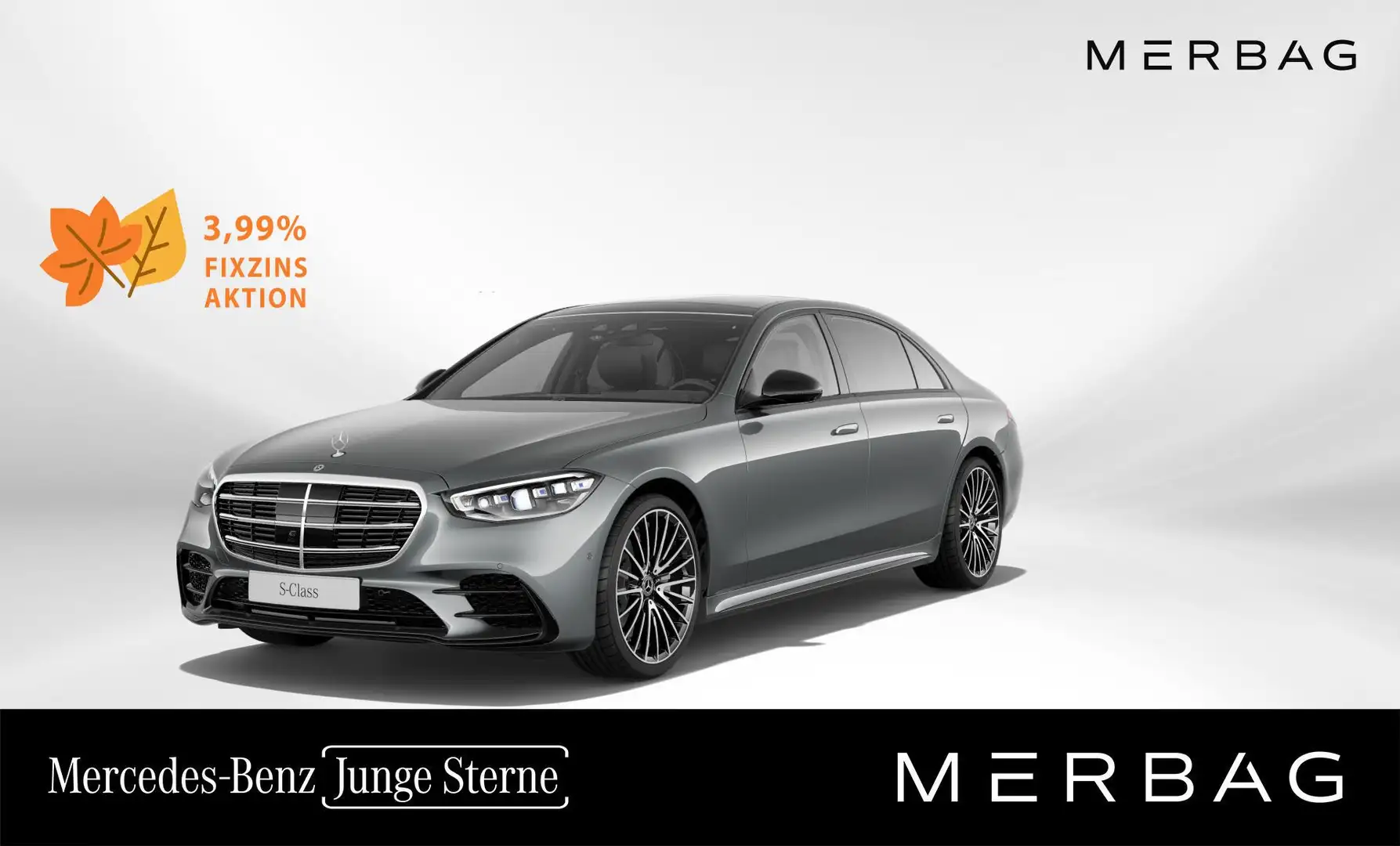 Mercedes-Benz S 450 d 4MATIC Limousine Langversion Grau - 1