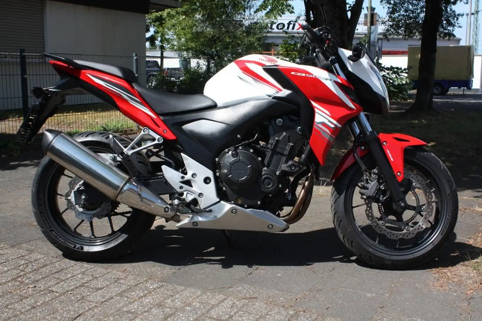 Honda CB 500 FA Biały - 1