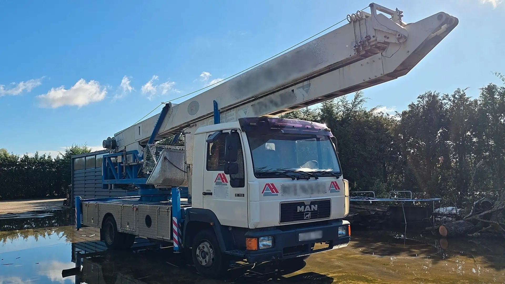 MAN L2000 8/113 Kran Weiß - 2