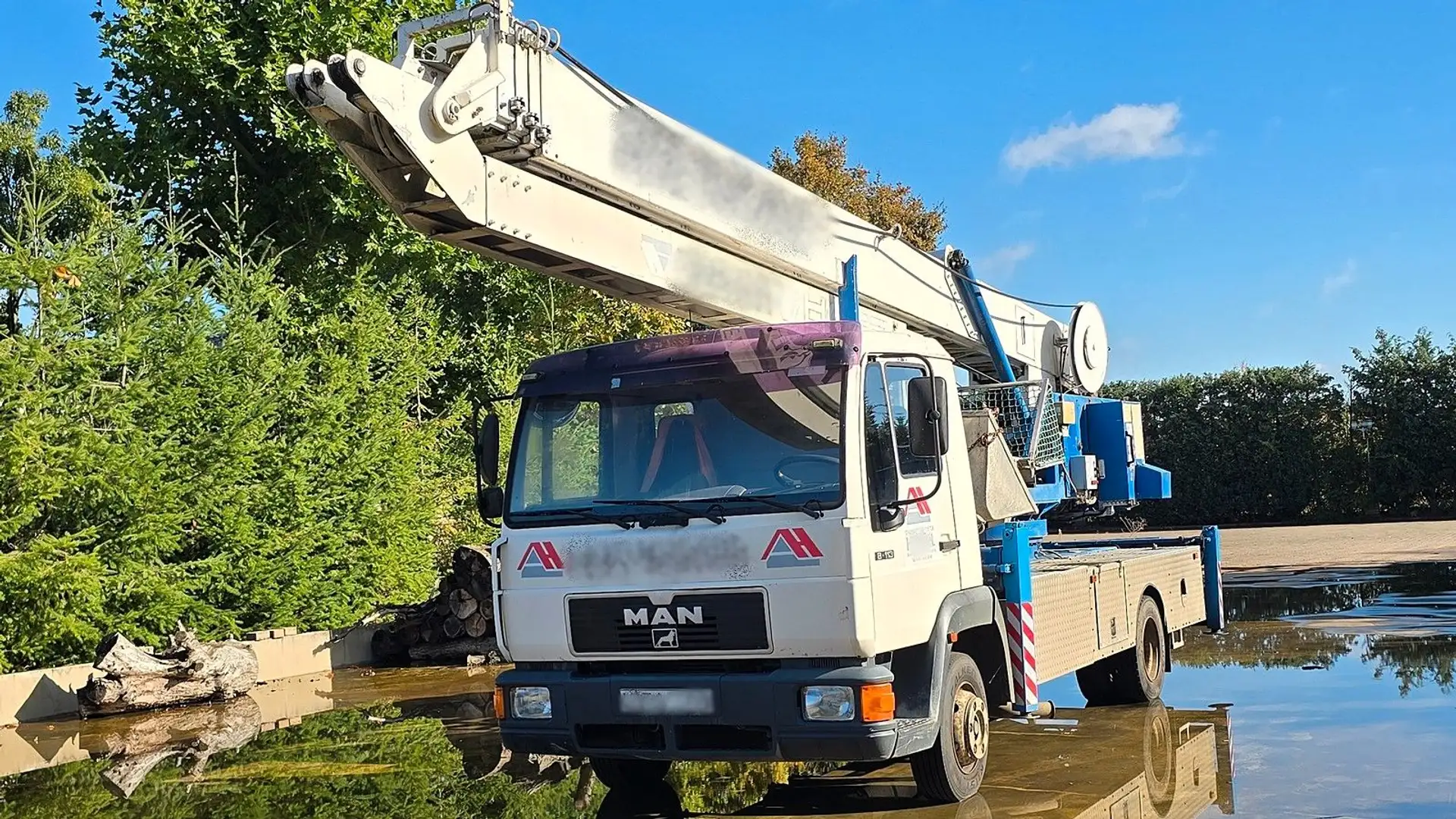 MAN L2000 8/113 Kran Weiß - 1