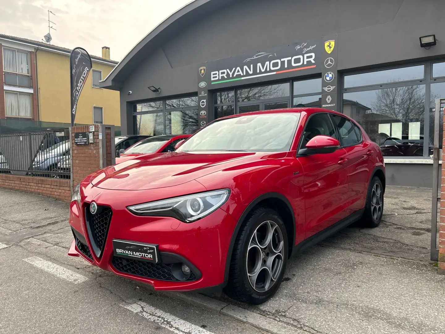 Alfa Romeo Stelvio 2.2 Turbodiesel 190 CV AT8 Q4 Sprint Rosso - 1
