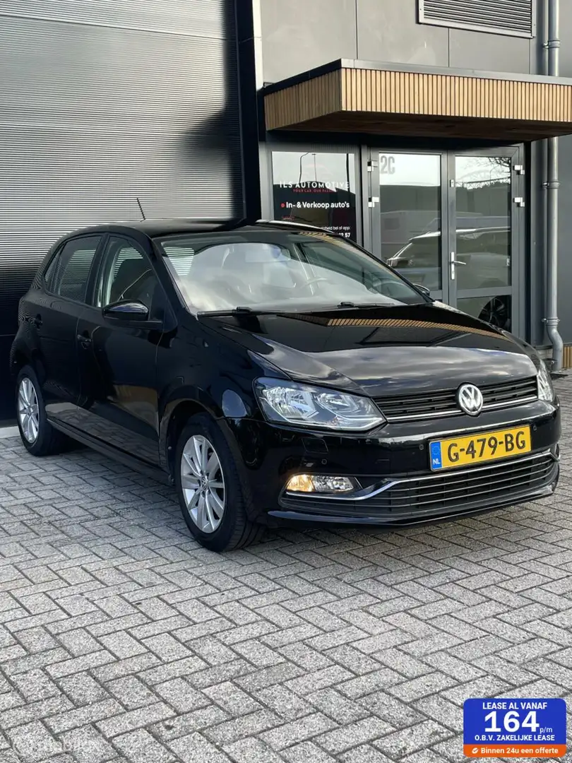 Volkswagen Polo 1.2 TSI Comfortline Business R Zwart - 1