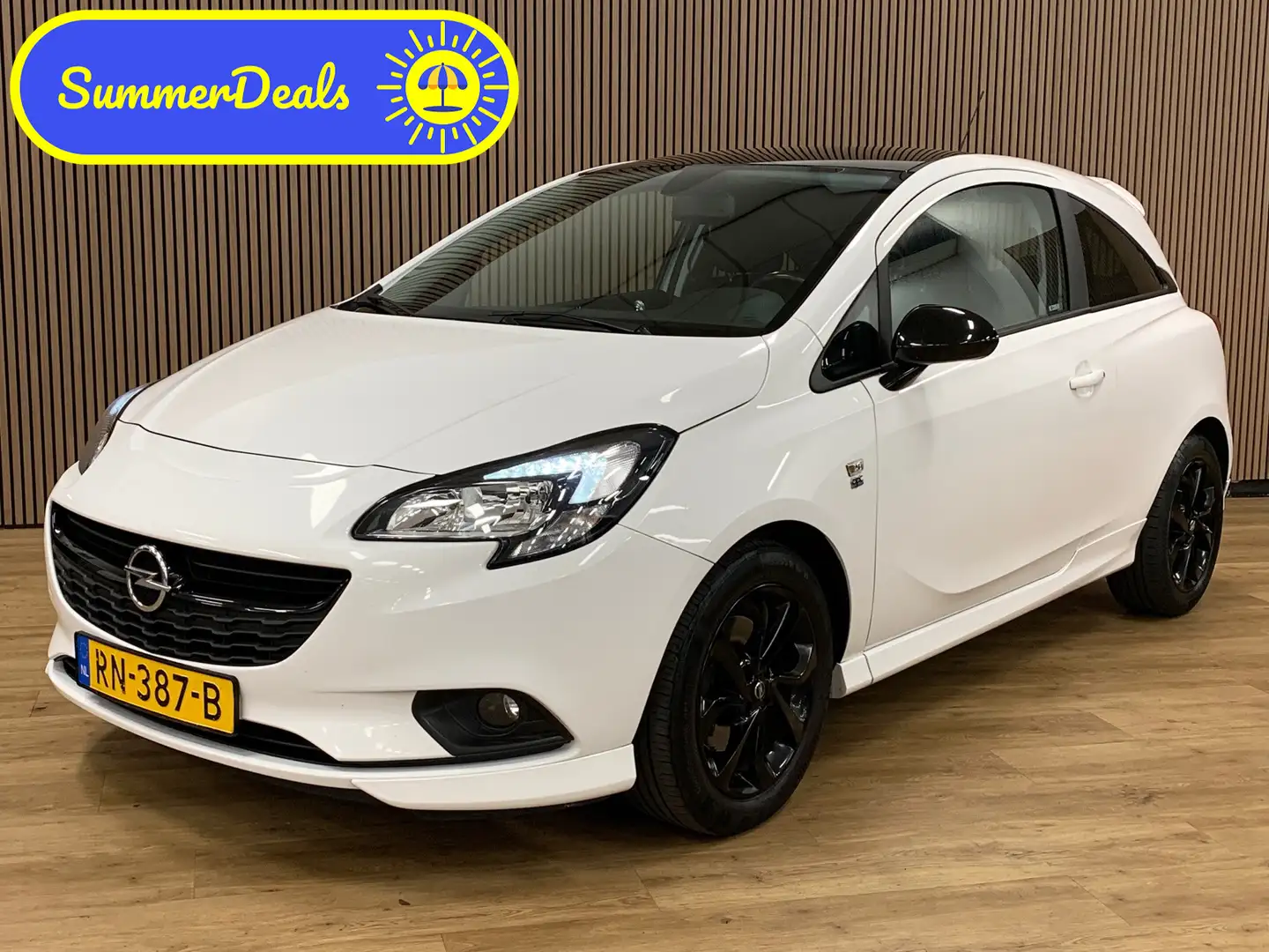 Opel Corsa 1.0 Turbo Black Roof Edition|OPC|Navigatie|Airco| Weiß - 1