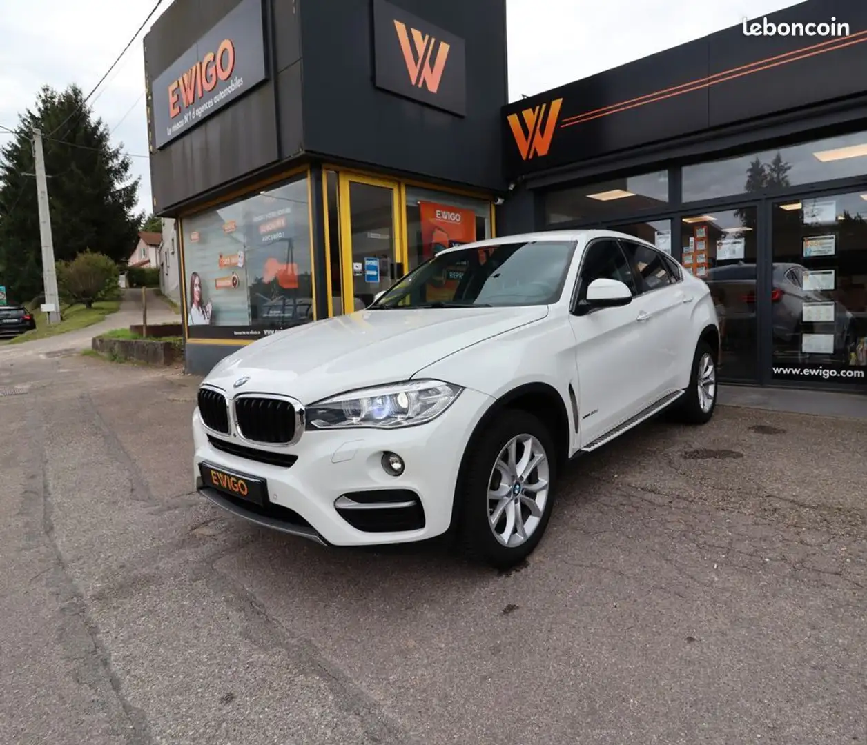 BMW X6 3.0 d 258 ch m sport xdrive bva + sieges av electriques Blanc - 1