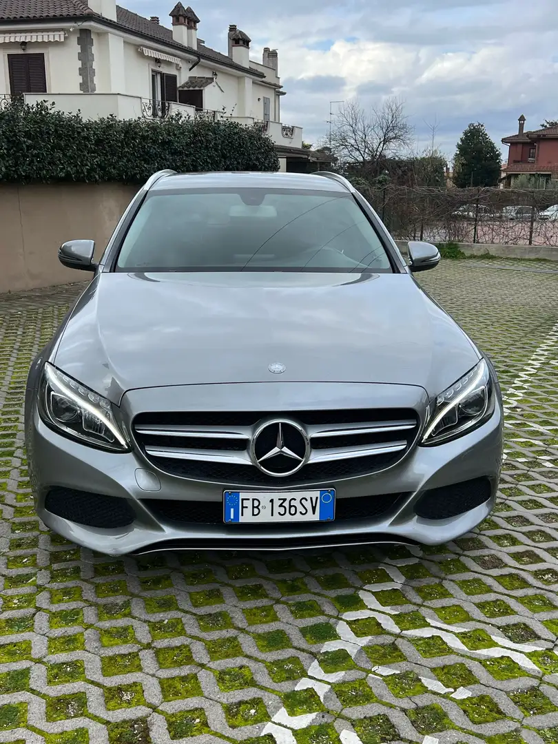 Mercedes-Benz C 200 SW d (bt) Sport auto Grijs - 2