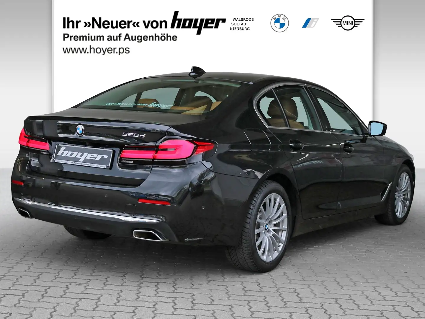 BMW 520 d Limousine Luxury Line Head-Up HiFi DAB LED Schwarz - 2