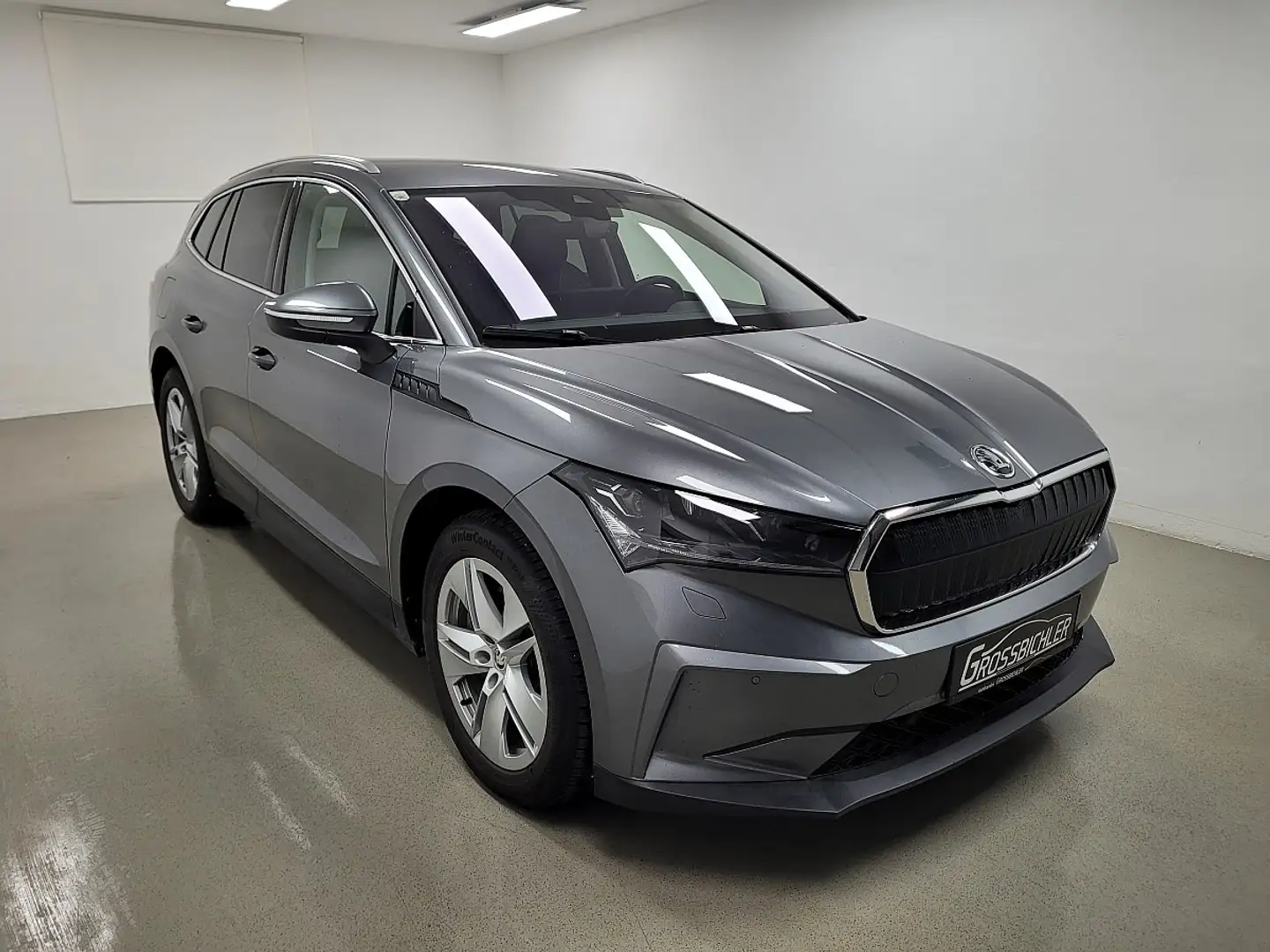Skoda Enyaq iV 80x 82kWh AHK schwen. Mod.24, Wärmep, leasin Grau - 2