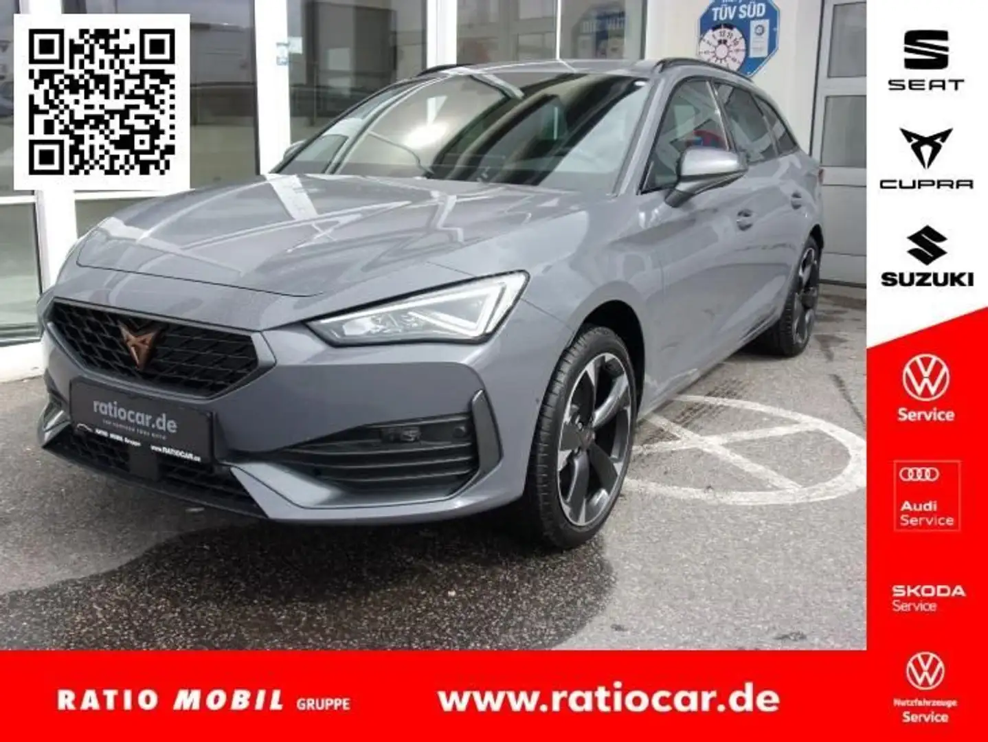 CUPRA Leon LEON SPORTSTOURER 1.5 TSI ACT 5 J. GAR.*NAVI SHZ Gris - 1
