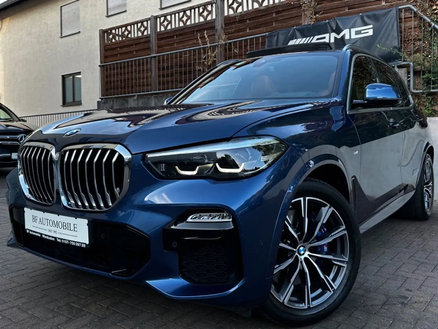 BMW X5 xDr40i M Sport PANO*2Achs*AHK*H&K*xOff*AdapLE Blu/Azzurro - 1
