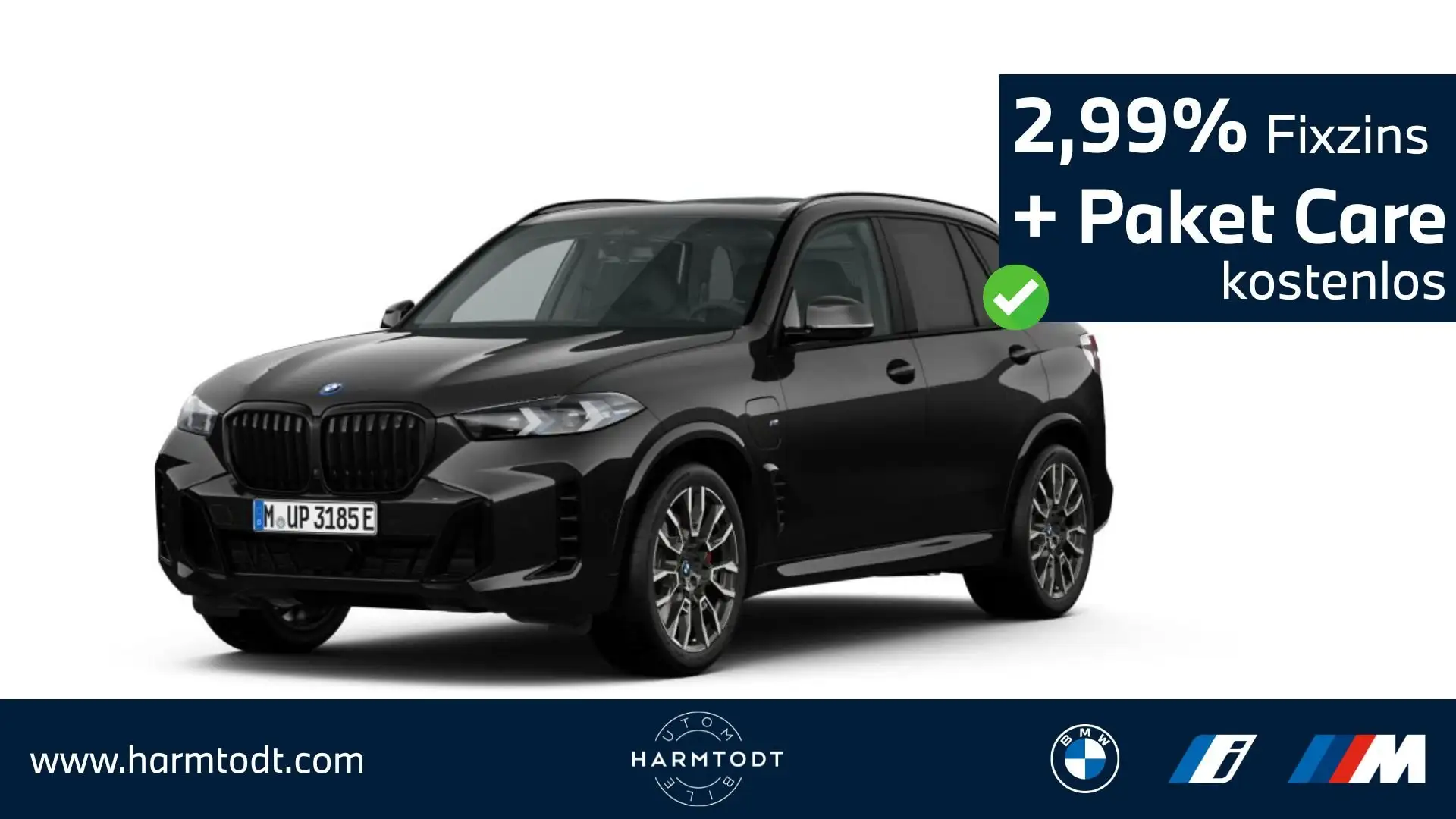 BMW X5 xDrive50e *M-Sportpaket PRO* 2,99% Fixzins-Leasing Schwarz - 1
