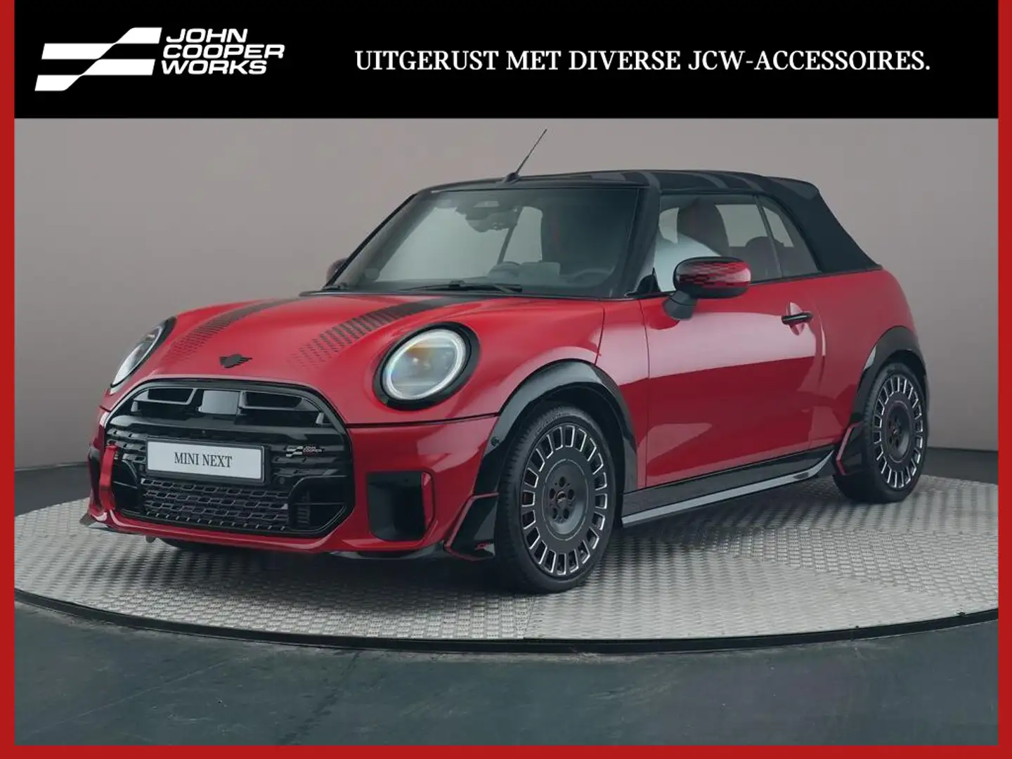 MINI John Cooper Works Cabrio JCW 2.0 JCW XL Rood - 1