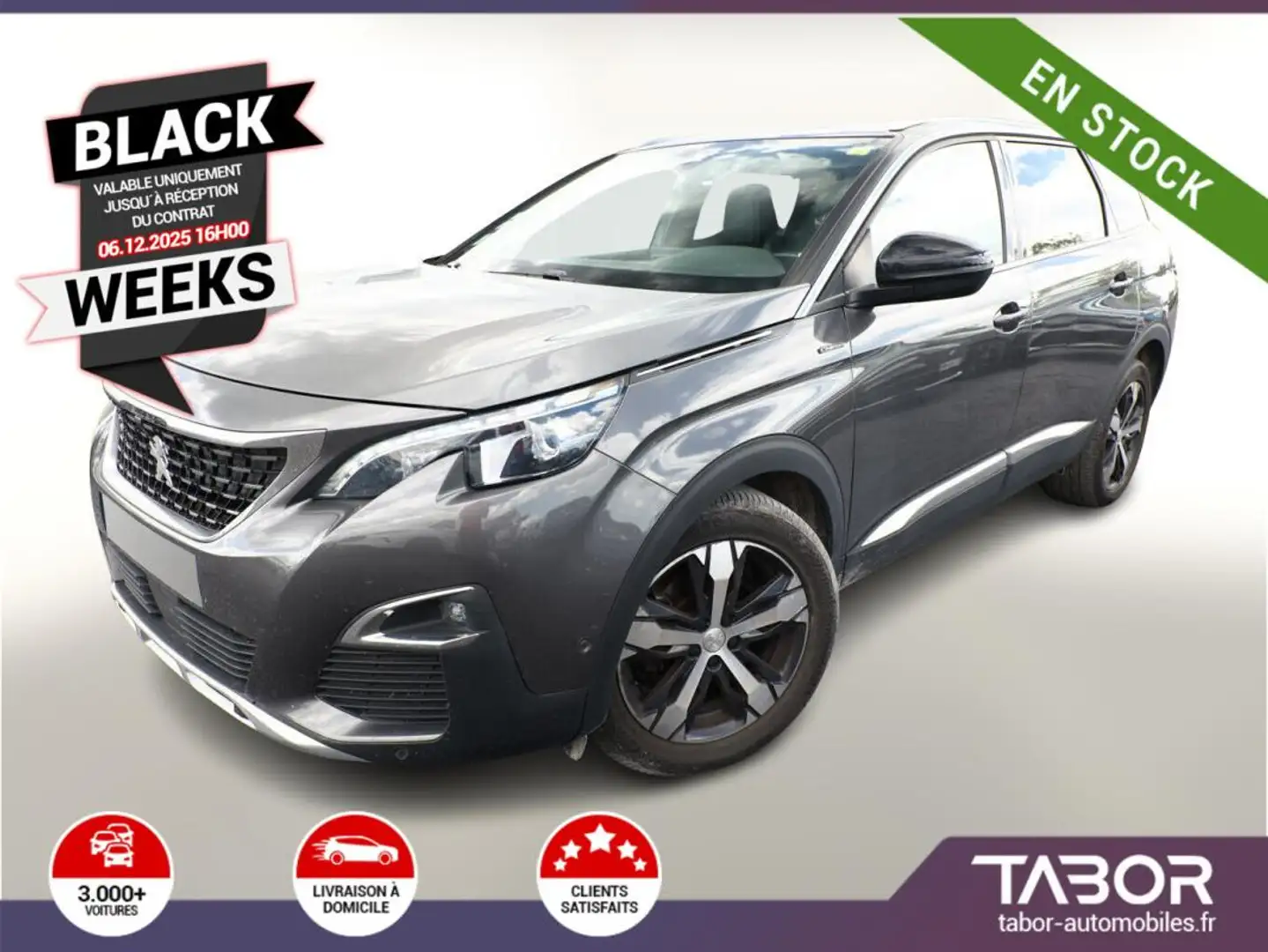 Peugeot 5008 1.6 THP 165 Aut Allure 7P Pano GPS Grau - 1