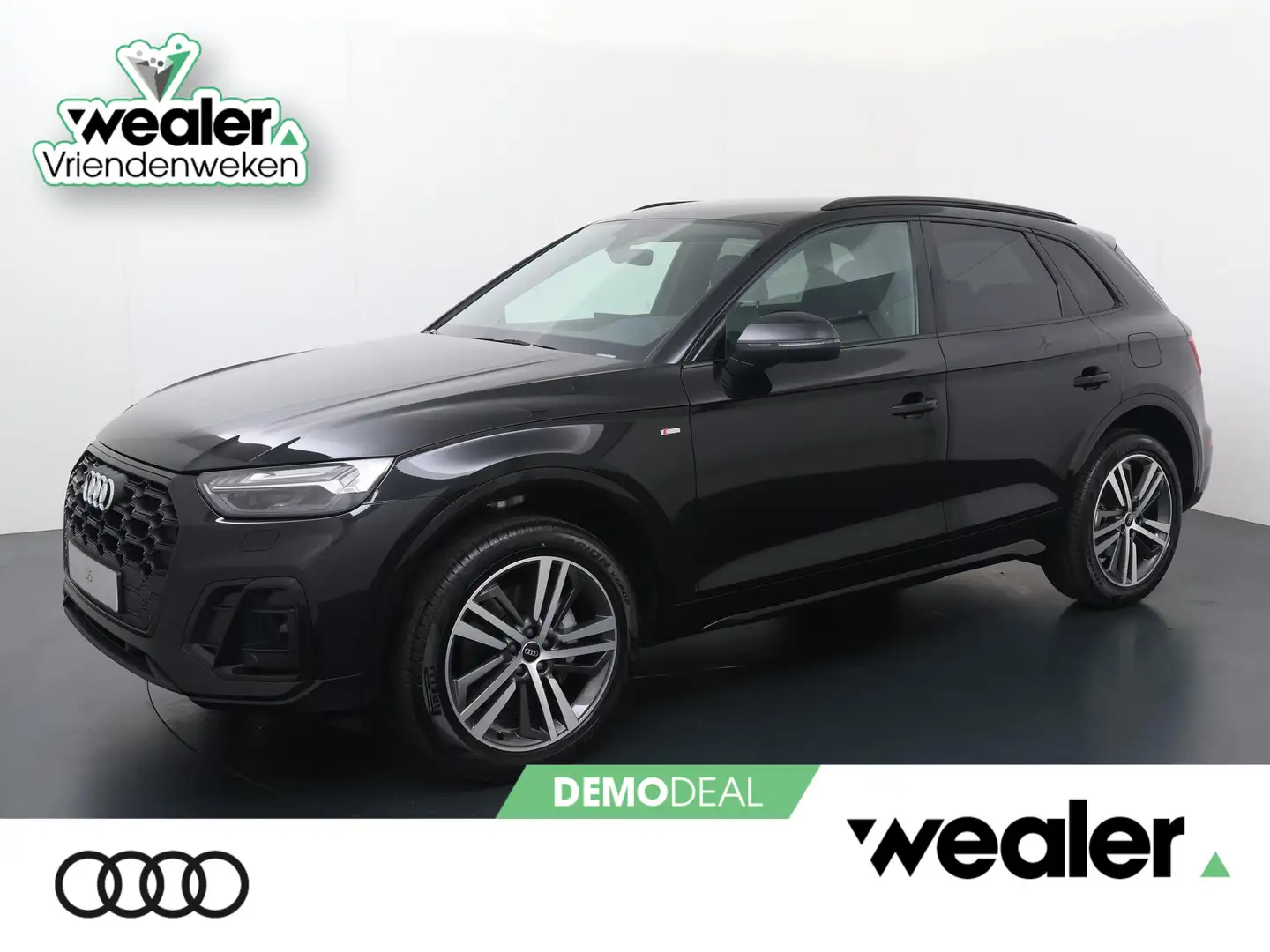 Audi Q5 S edition Competition 50 TFSI e 220 kW / 299 PK | Zwart - 1