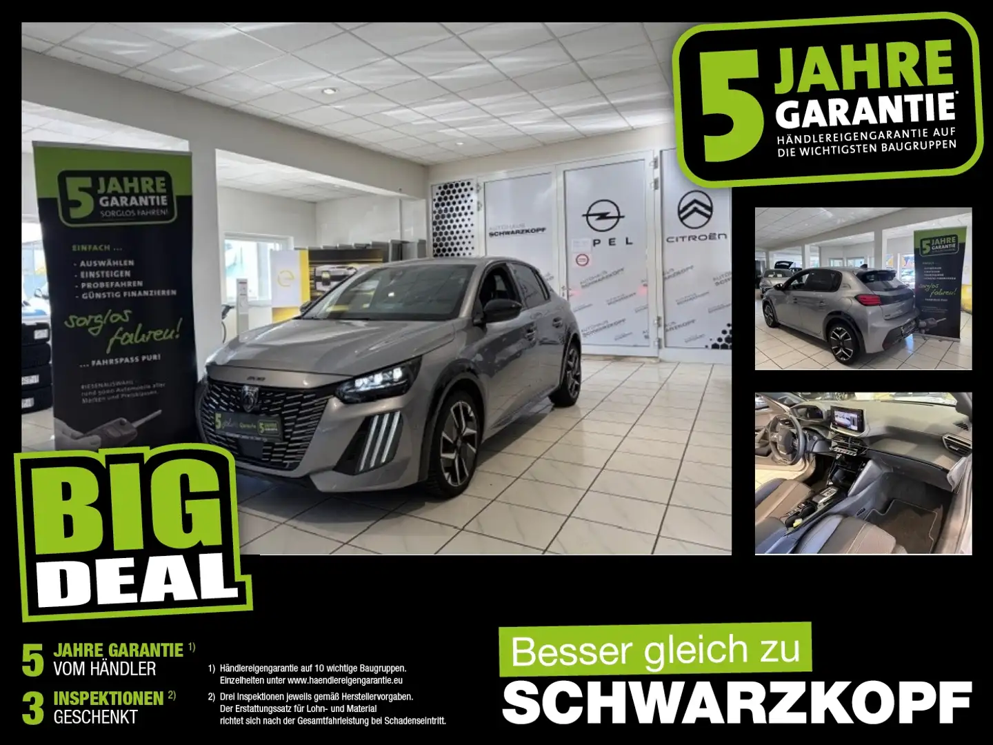 Peugeot 208 1.2 Tempomat,Rückfahrkamera,Parkpilot Argent - 1