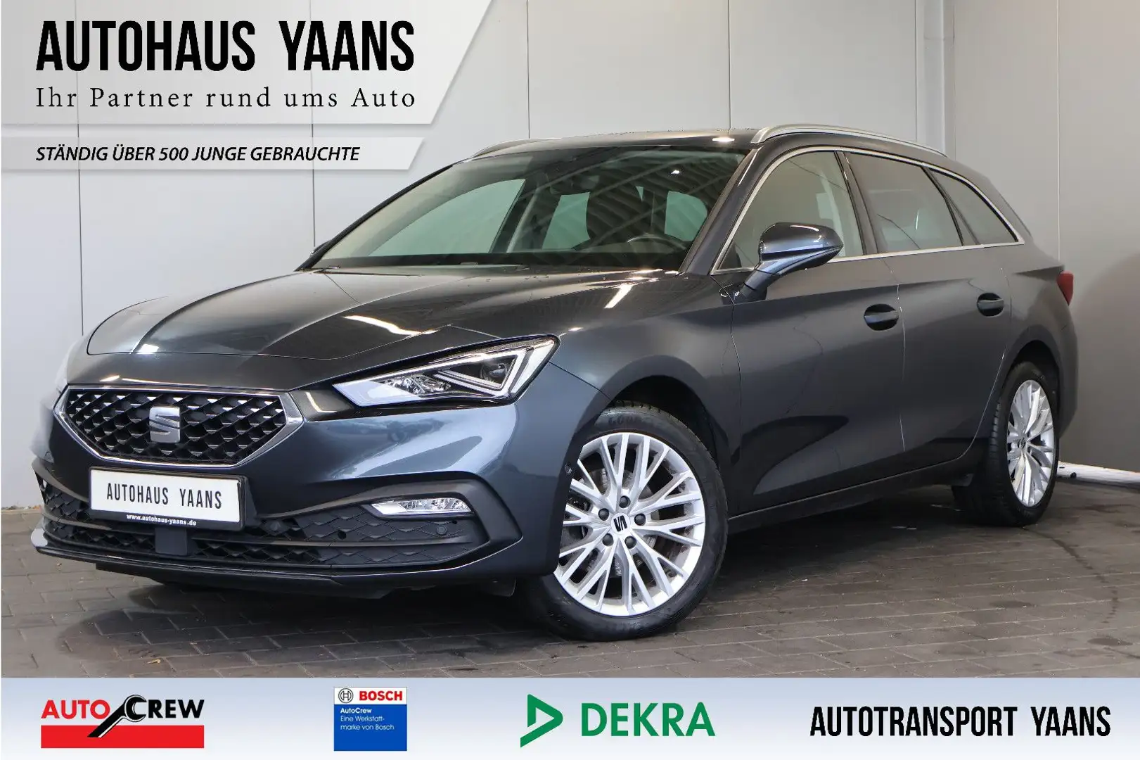 SEAT Leon ST 1.5 TSI Xcellence AID+KEY+KAM+LED+PANO Gris - 1