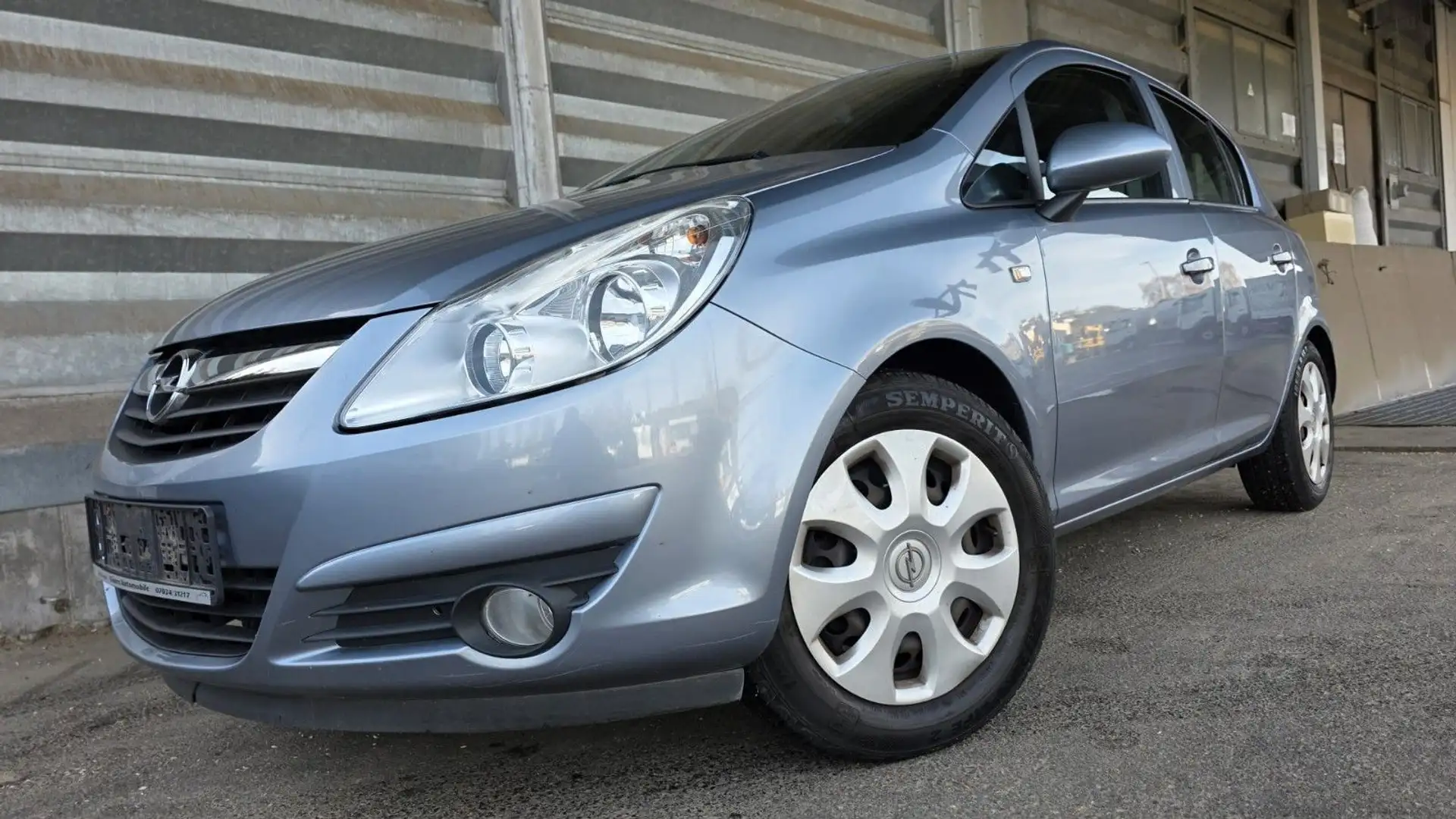 Opel Corsa 1.2+ TÜV+GARANTIE+KLIMA+TEMPO+5TÜRIG+TOP Grau - 1