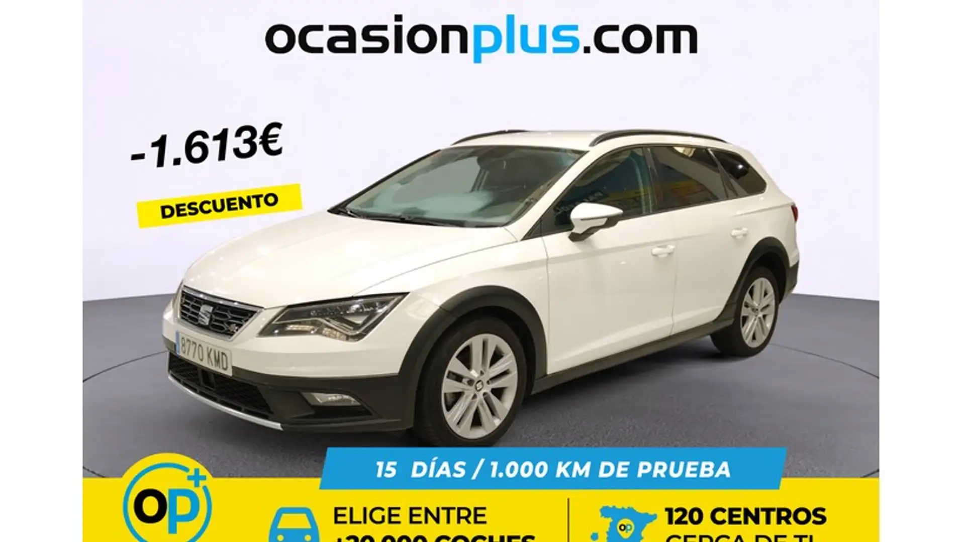 SEAT Leon ST 2.0TDI CR S&S FR DSG 150 Blanc - 1