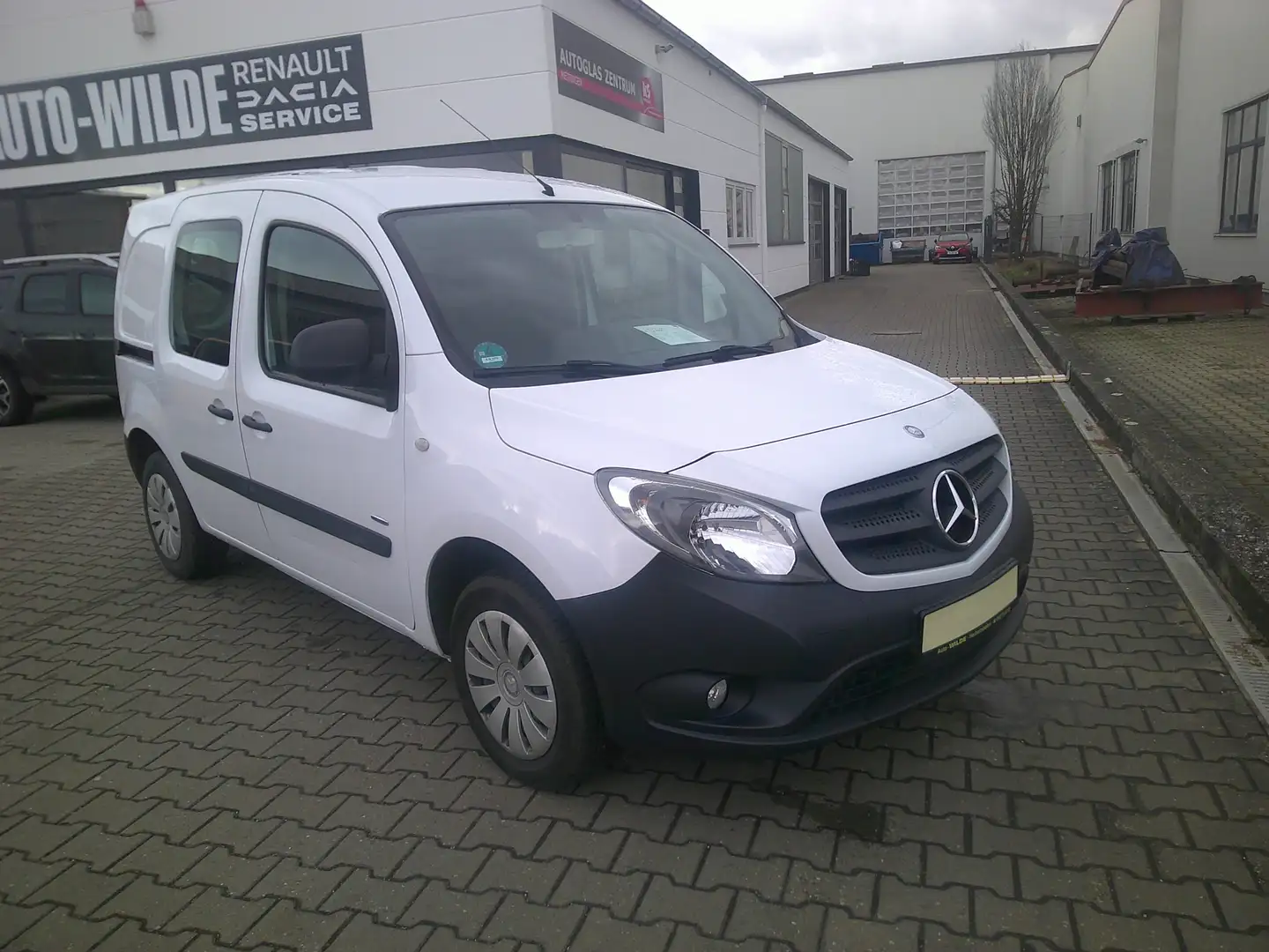 Mercedes-Benz Citan 109 CDI lang AHK, Klima, 3-Sitzer Weiß - 1