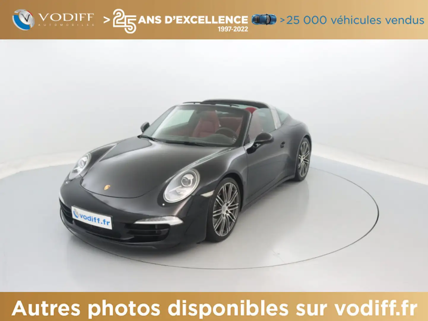 Porsche 991 TARGA 4S 400 CV PDK Schwarz - 1