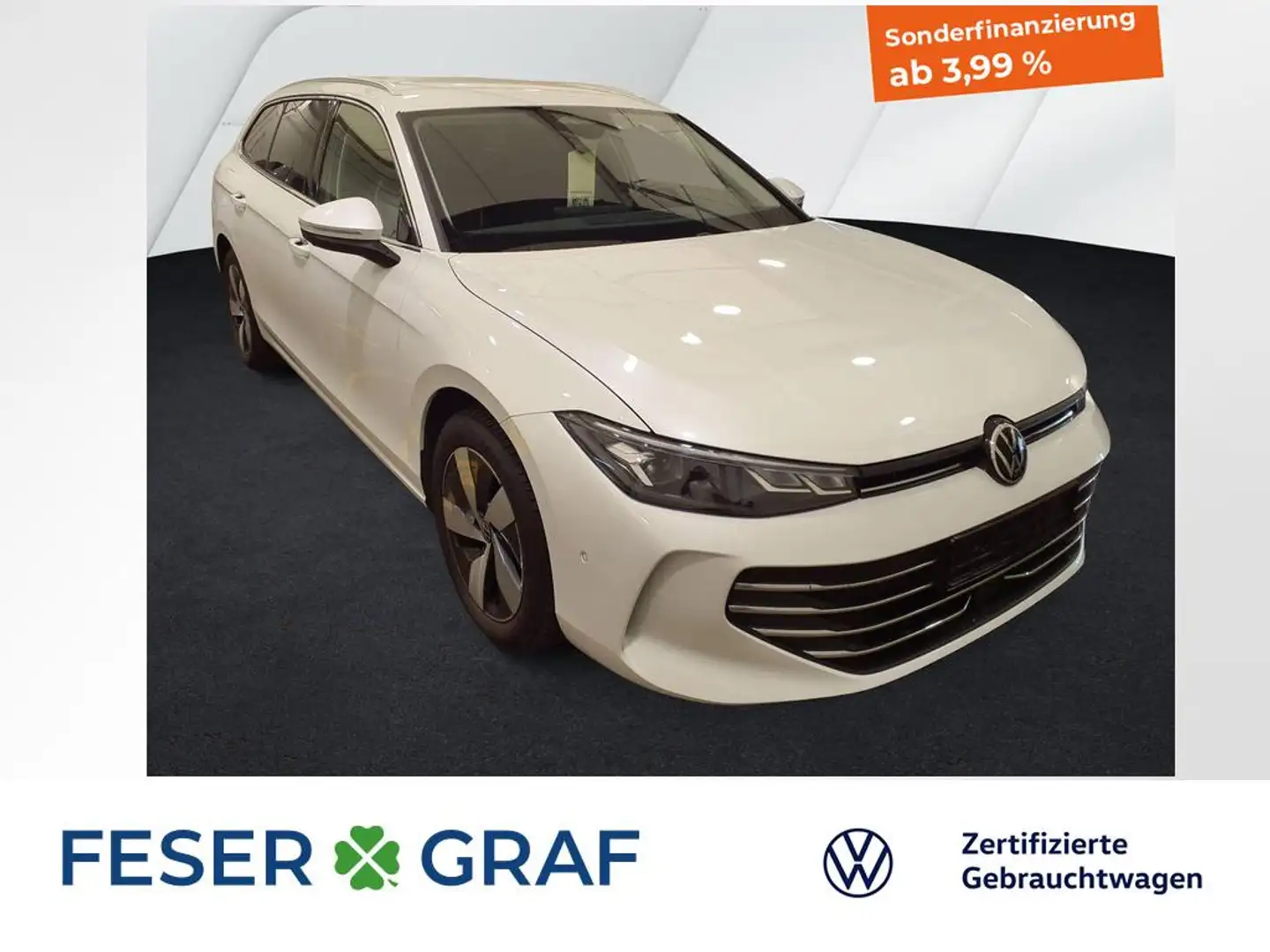 Volkswagen Passat Variant 1.5eTSI Business DSG AHK Assistenz+Akustik+Winter Weiß - 1