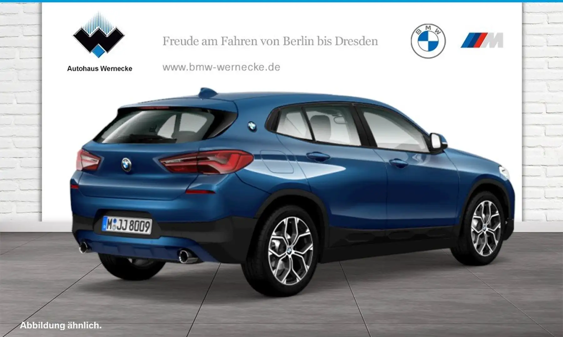 BMW X2 sDrive20d Advantage DAB LED Komfortzg. Shz Blau - 2