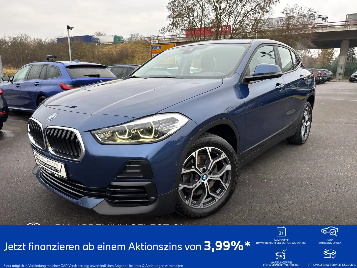 BMW X2 sDrive20d Advantage DAB LED Komfortzg. Shz Bleu - 1